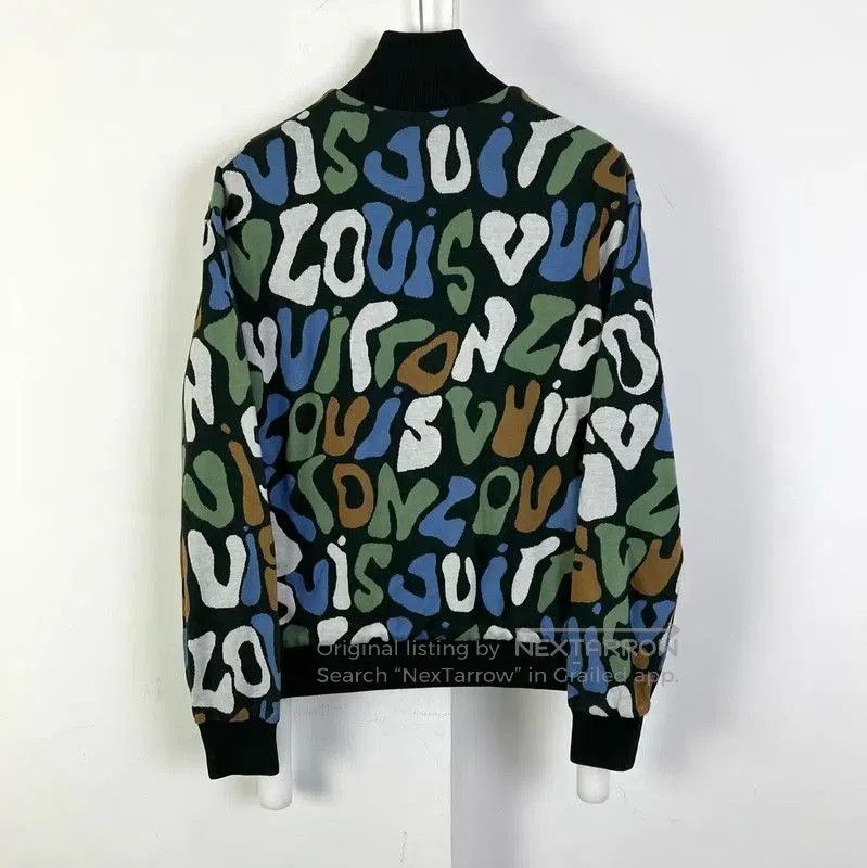 Louis Vuitton Louis Vuitton Multicolor Cotton Graffiti Cardigan . Size US S / EU 44-46 / 1 - 2 Thumbnail