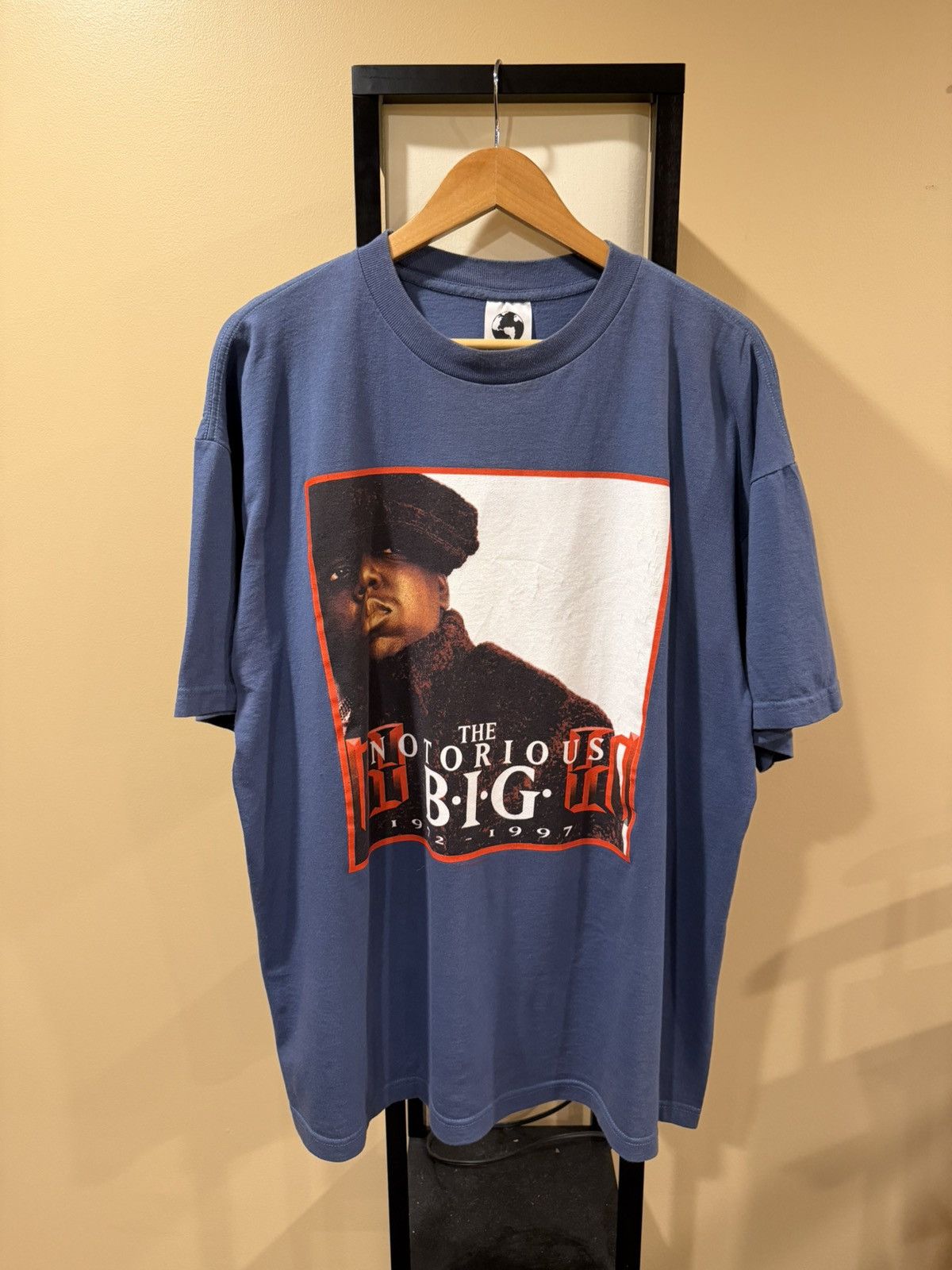 Vintage Vintage The Notorious BIG Biggie Smalls 1997 Blue Rap Tee Size US XL / EU 56 / 4 - 3 Thumbnail