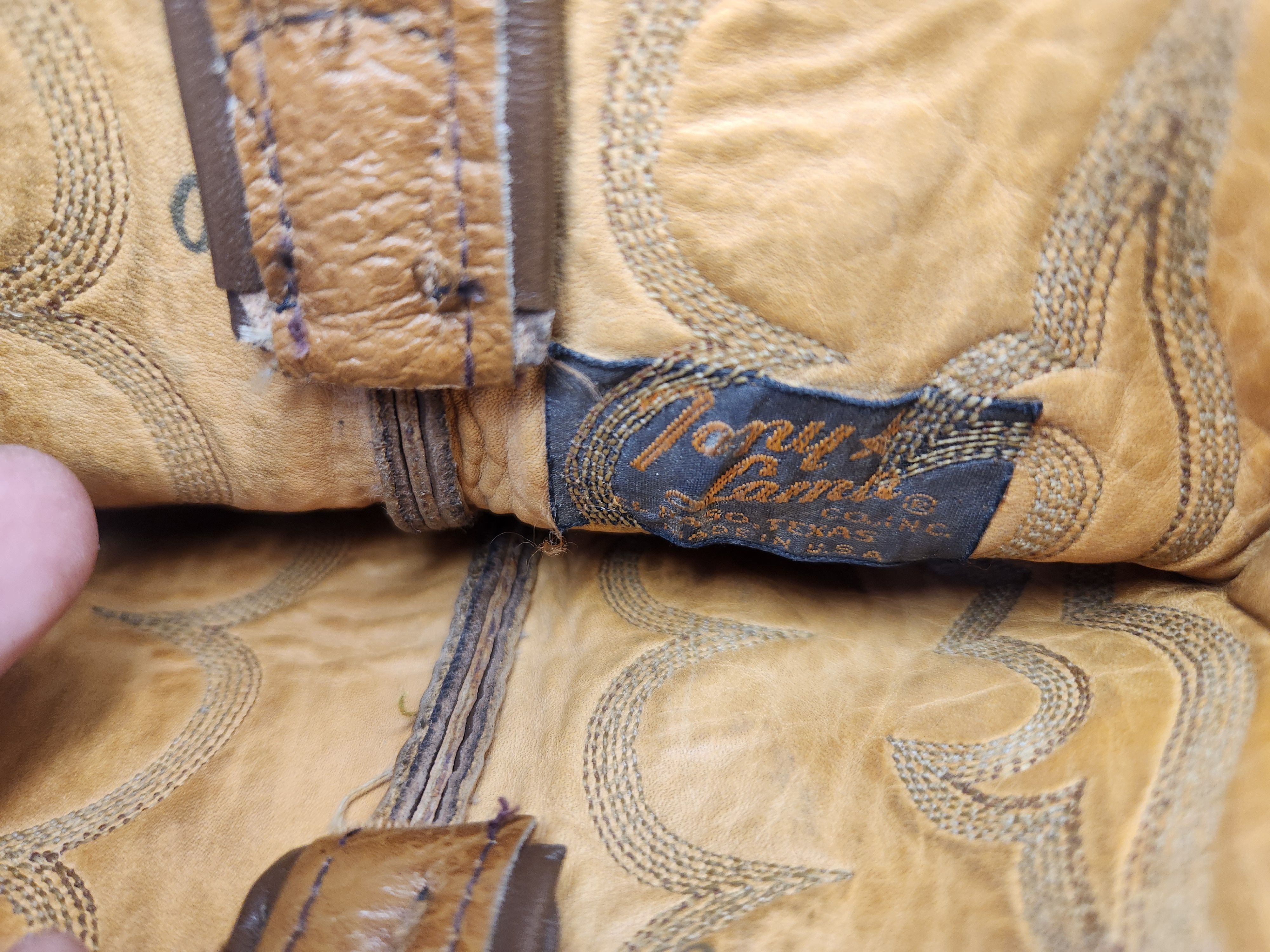 Tony Lama 2 TONES WESTERN COWBOY VINTAGE 80'S Size US 8 / EU 41 - 12 Thumbnail