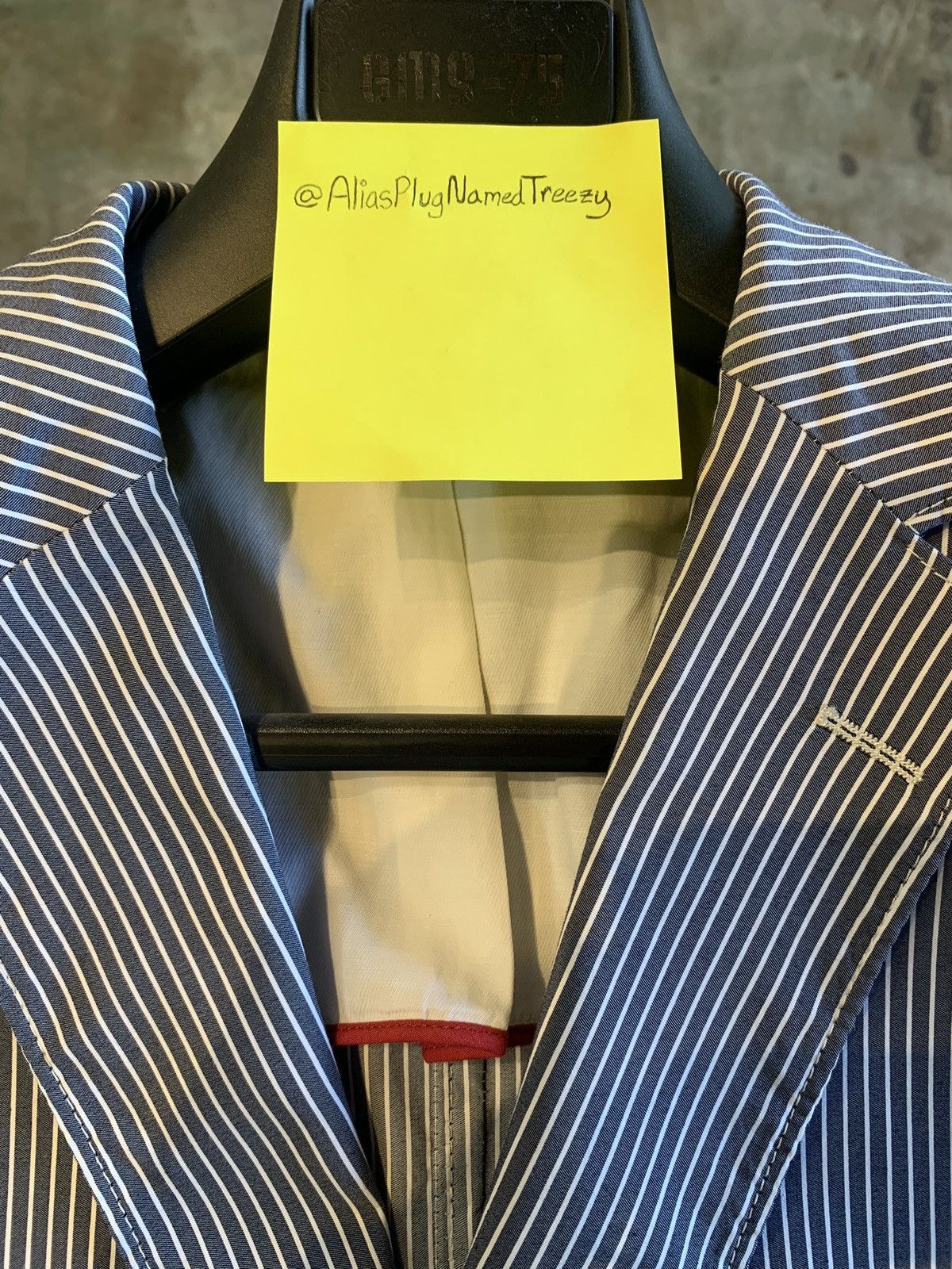 Gant Gant 2BTN Stripe Jacket Size 52R - 4 Thumbnail