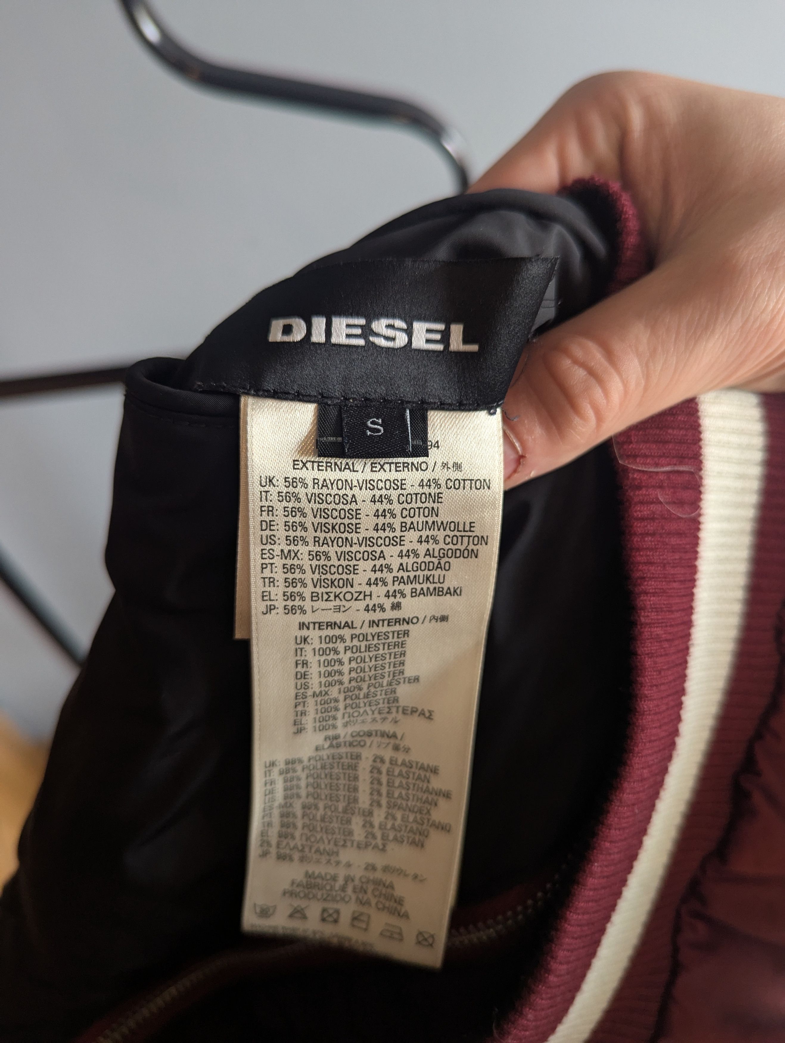 Diesel DIESEL J Bakery reversible varsity jacket teflon membrane Size US S / EU 44-46 / 1 - 6 Thumbnail