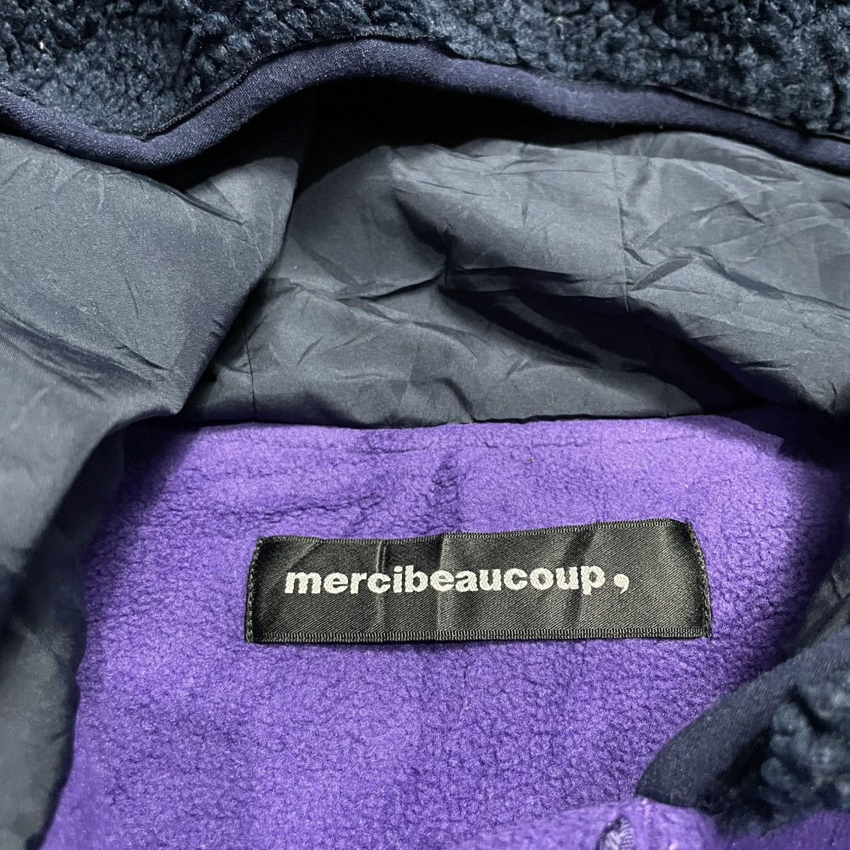 Designer × Issey Miyake × mercibeaucoup ISSEY MIYAKE MERCIBEAUCOUP FLEECE HOODIE JACKET Size US S / EU 44-46 / 1 - 7 Thumbnail