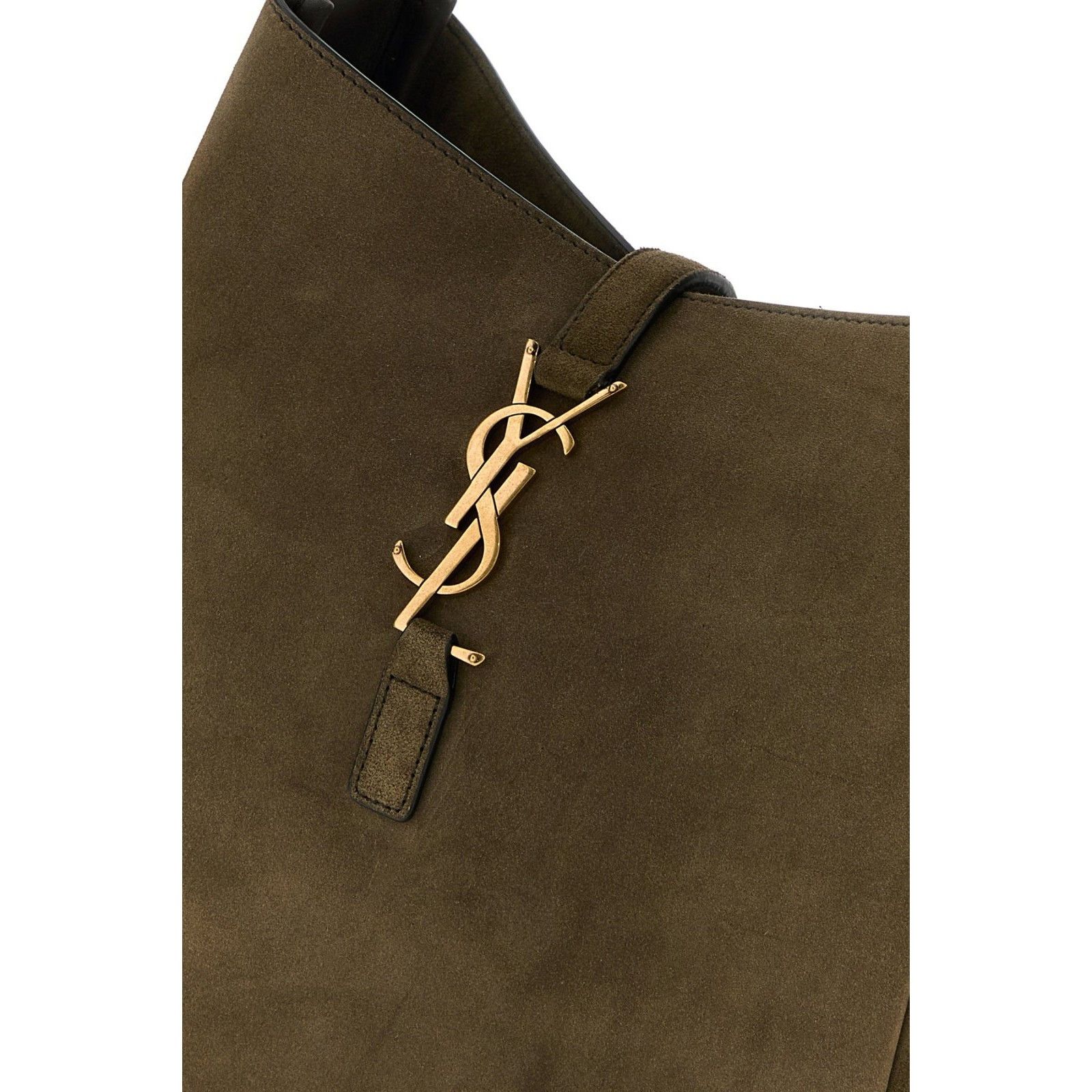 Saint Laurent Paris SAINT LAURENT $2500 Le 5 A 7 Supple Light Musk Crossbody Bag Size ONE SIZE - 4 Thumbnail