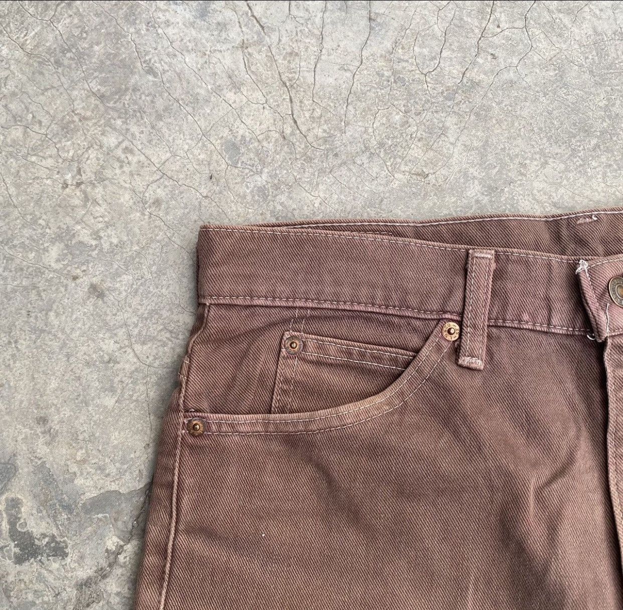 Levi's Vtg Levis LOT 517 Brown Jeans Size US 33 - 7 Thumbnail