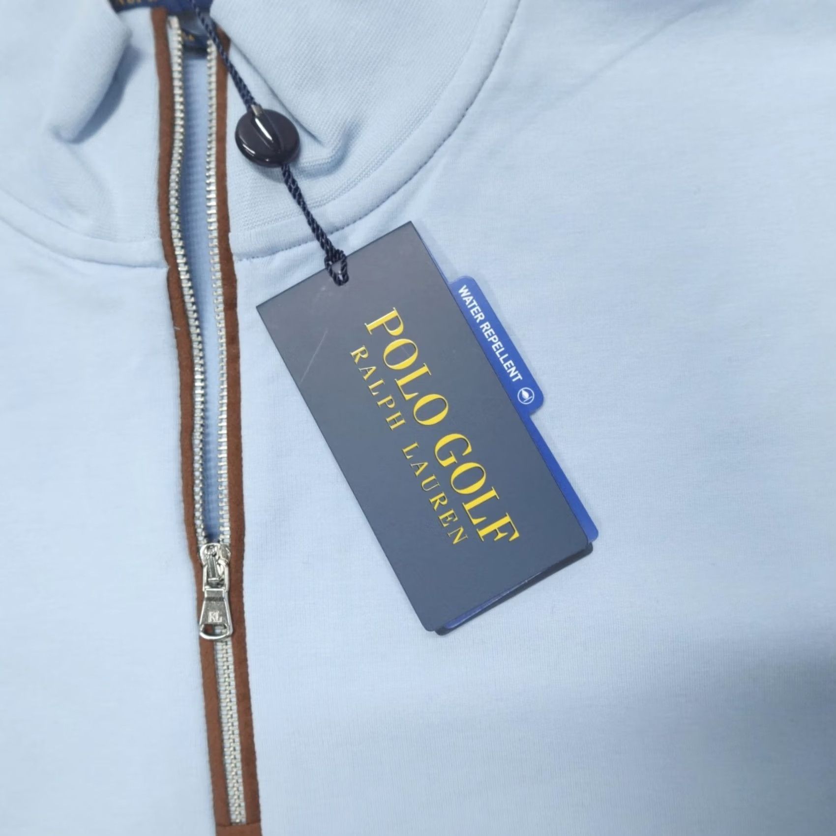 Polo Ralph Lauren Polo Ralph Lauren Golf 1/4 Zip Men XL Blue Lisle Water Repellent Stretch Mock Neck Stand-Up Collar Sports Activewear Shirt Size US XL / EU 56 / 4 - 3 Thumbnail