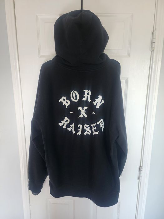 Hoodie Stüssy Born X Raised - Taille L - Noir - Neuf Avec étiquettes - Collaboration Limitée