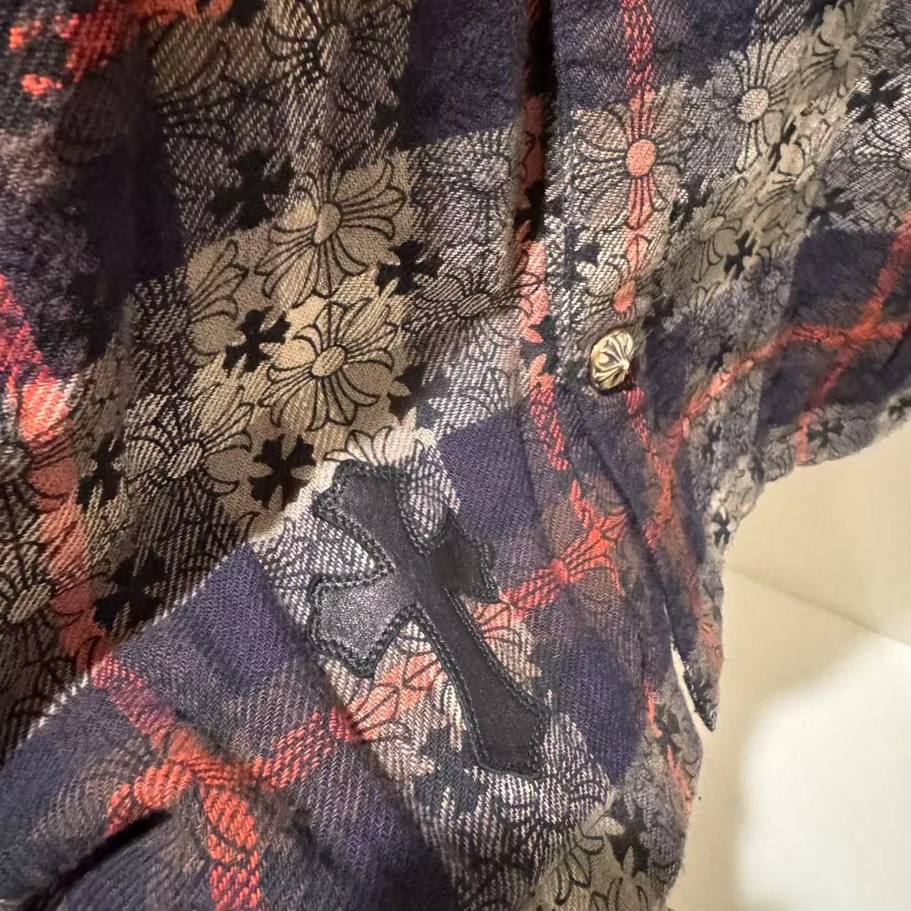 Chrome Hearts Chrome hearts 1 of 1 jacquard cross patches flannel sz xxl Size US XXL / EU 58 / 5 - 5 Thumbnail