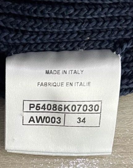 Chanel Chanel Navy Blue Mid-Sleeve Waist Knit Sweater K12 Size XXS / US 00 / IT 34 - 6 Thumbnail