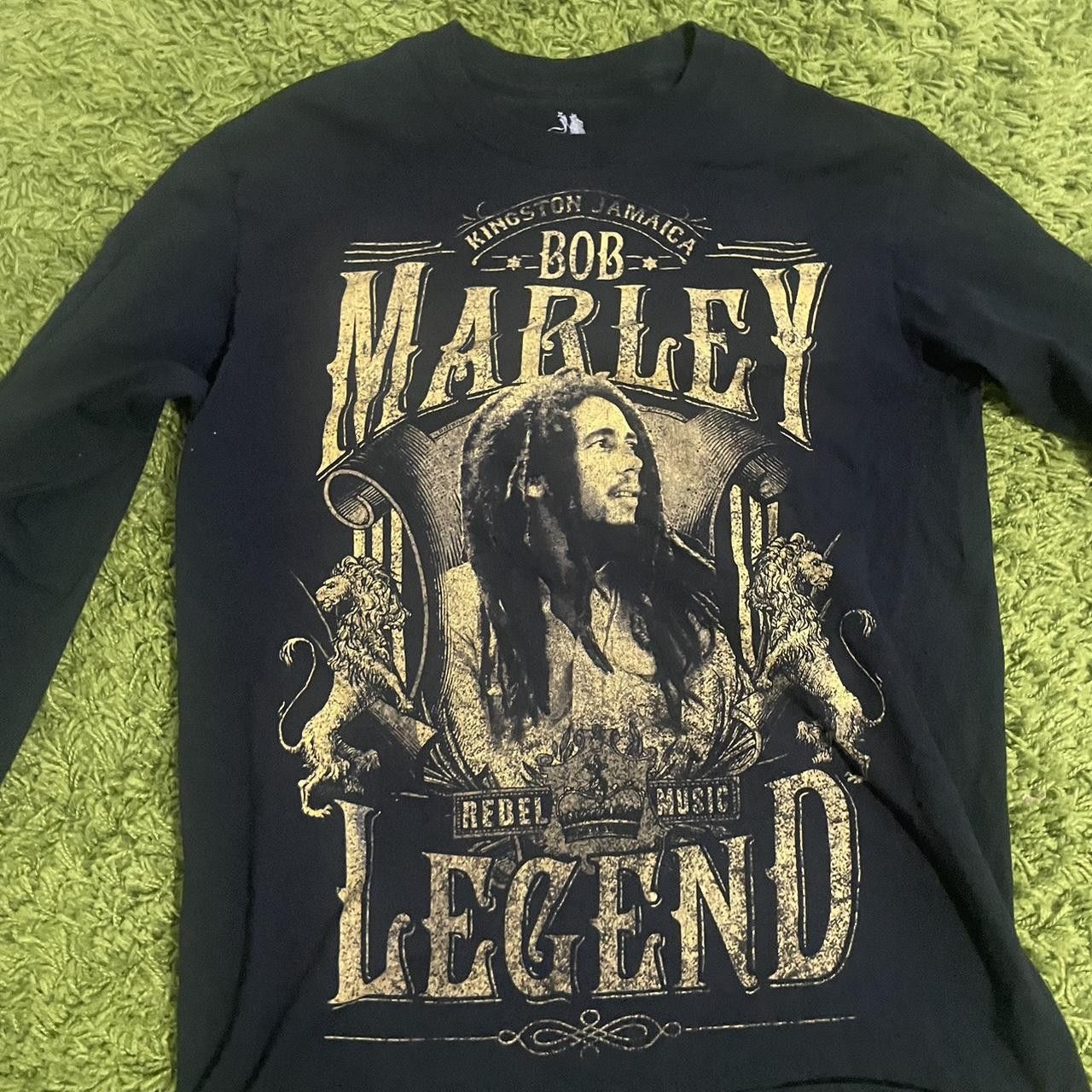Zion Rootswear Bob Marley long sleeve black tshirt Size US M / EU 48-50 / 2 - 1 Thumbnail