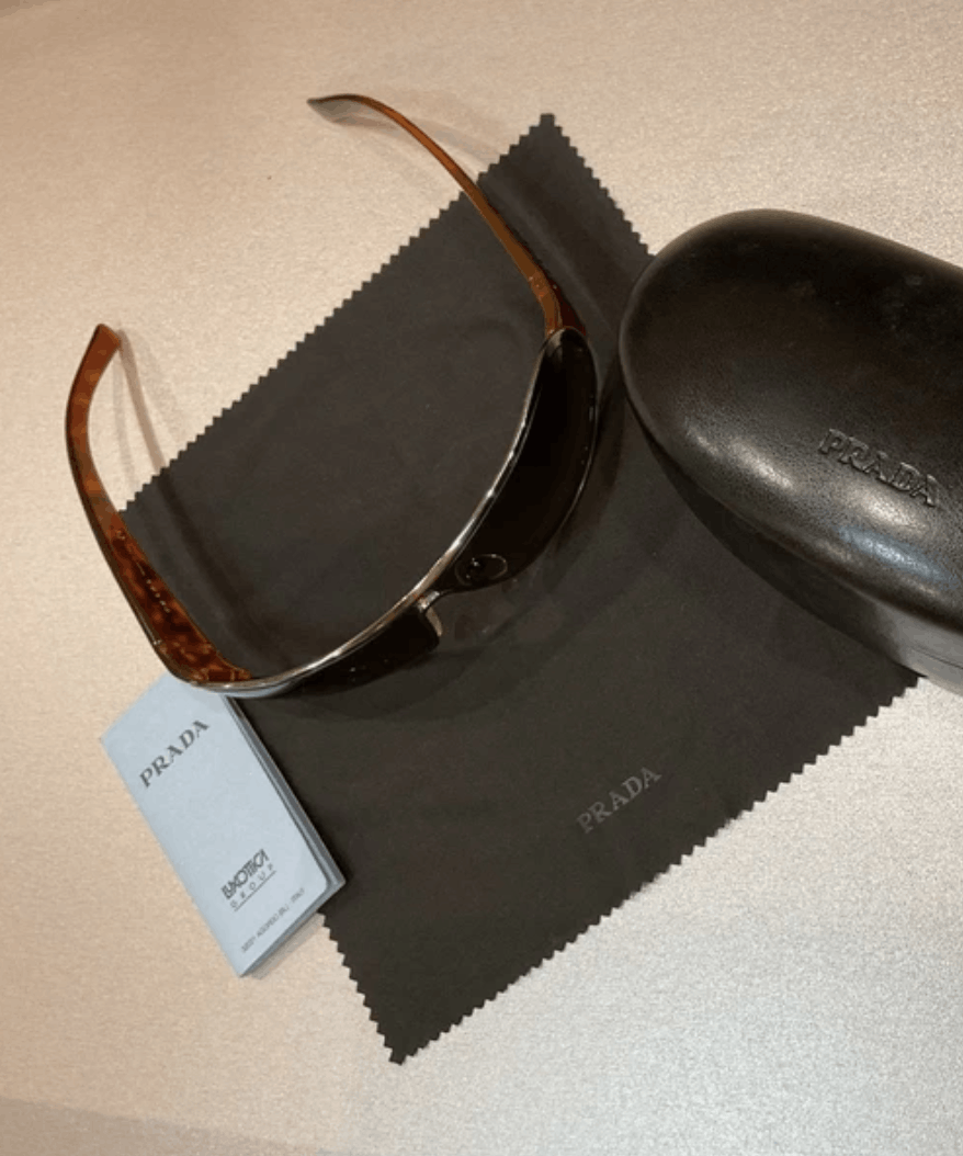 Prada PRADA Sunglasses Flame Star Wrap Star Rimless Luna Rossa Size ONE SIZE - 2 Thumbnail
