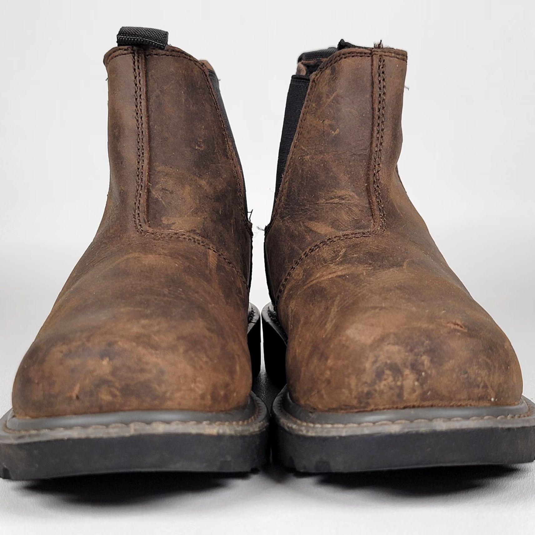 Vintage Wolverine Floorhand Romeo Waterproof Leather Brown Work Boot Women's Size 7W Size US 5 / IT 35 - 2 Thumbnail