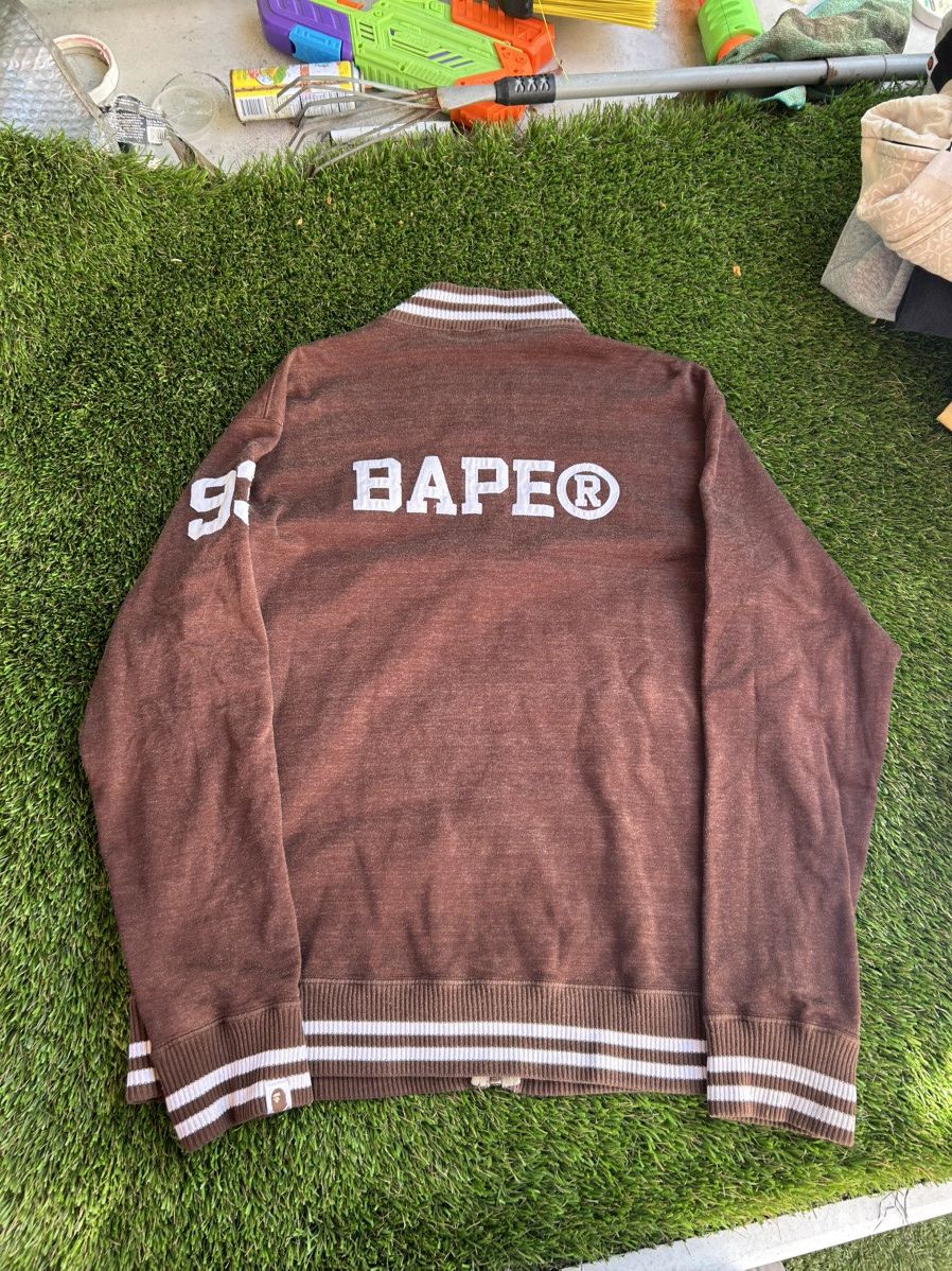 Bape Vintage 2000s BAPE NIGO Embroidered Track Zip Up Jacket Size US XL / EU 56 / 4 - 2 Thumbnail