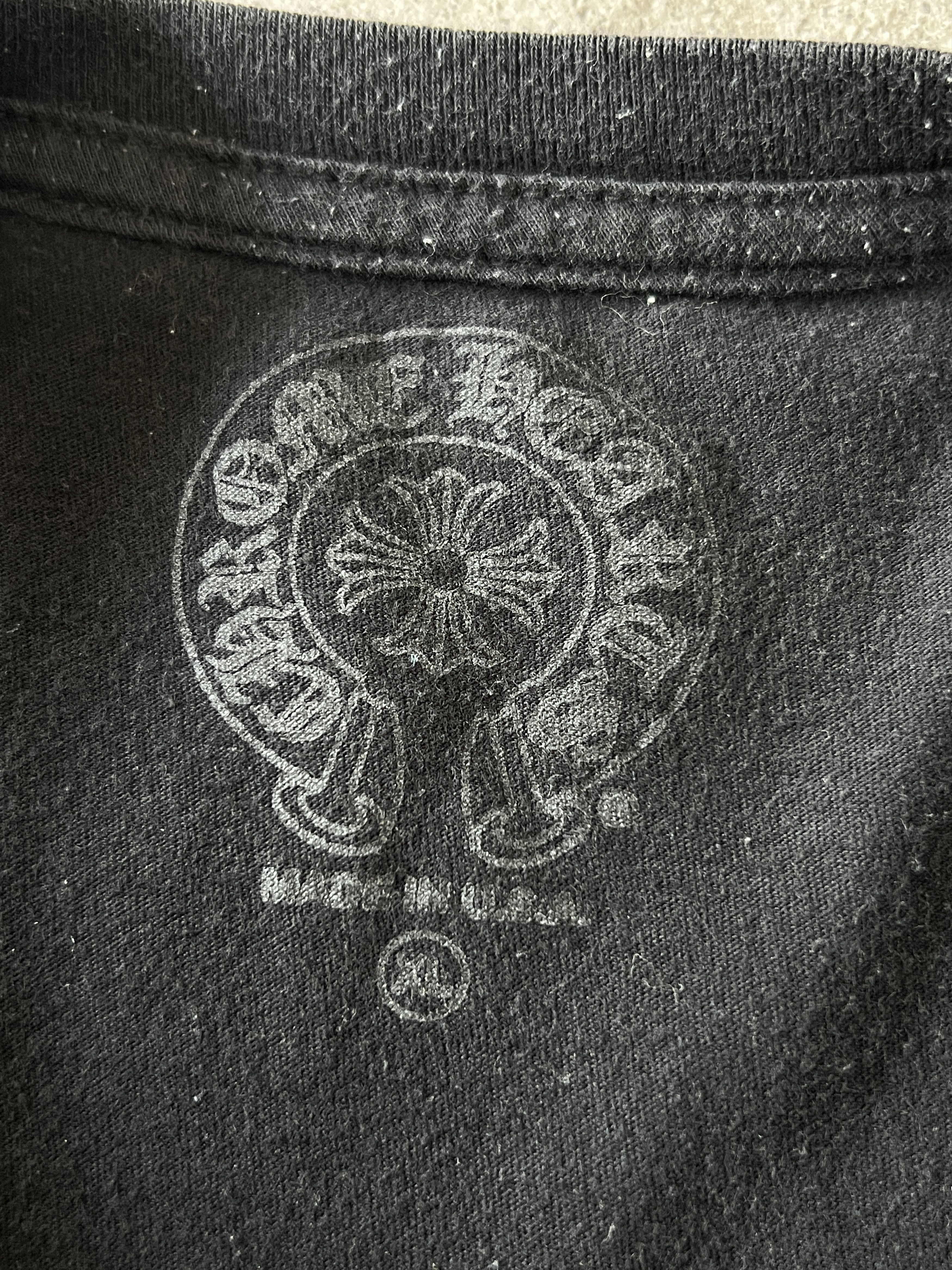 Chrome Hearts Chrome Hearts Hong Kong Horseshoe Pocket Tee Black XL Size US XL / EU 56 / 4 - 5 Thumbnail