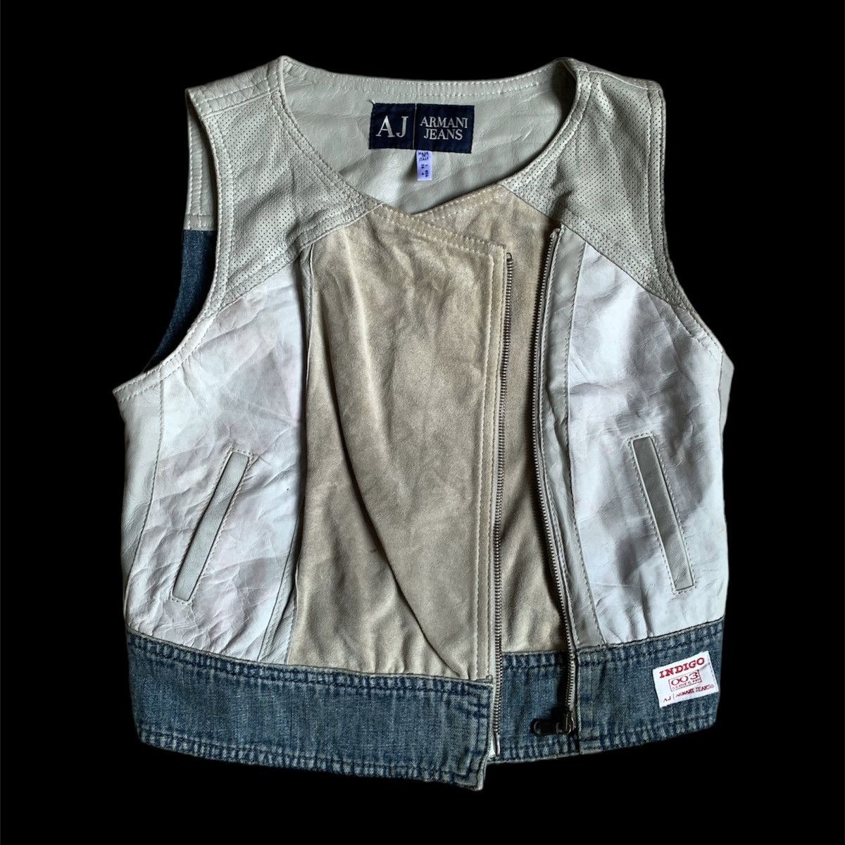 image of Armani Jeans Vest Jacket in Mix, Women's (Size Small)