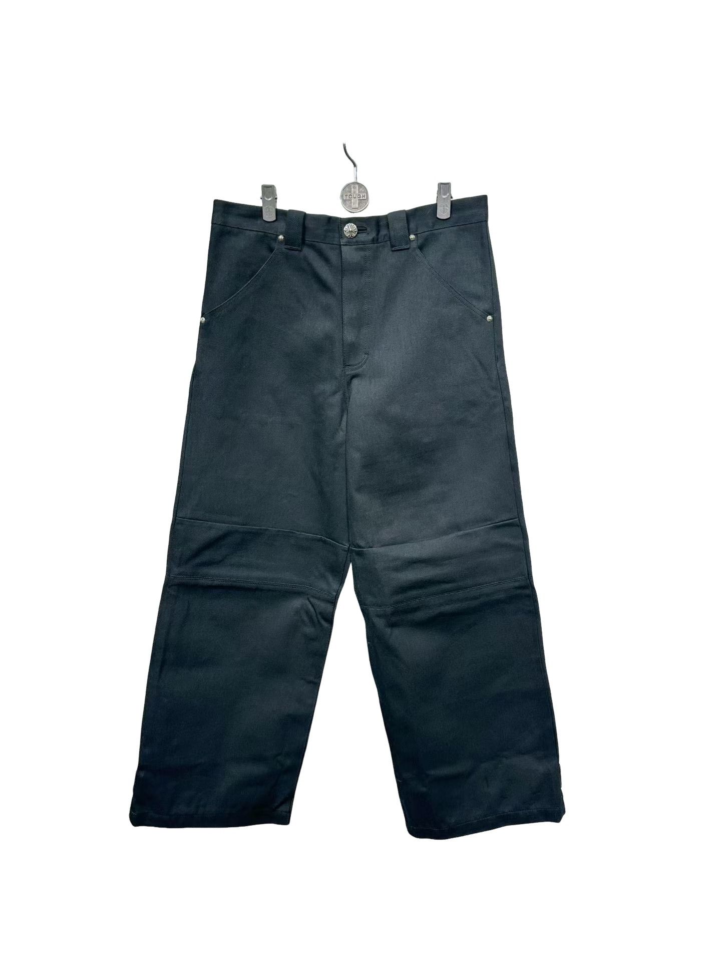 Chrome Hearts Chrome Hearts Horseshoe Scroll Work Pants 34 Size US 34 / EU 50 - 1 Thumbnail