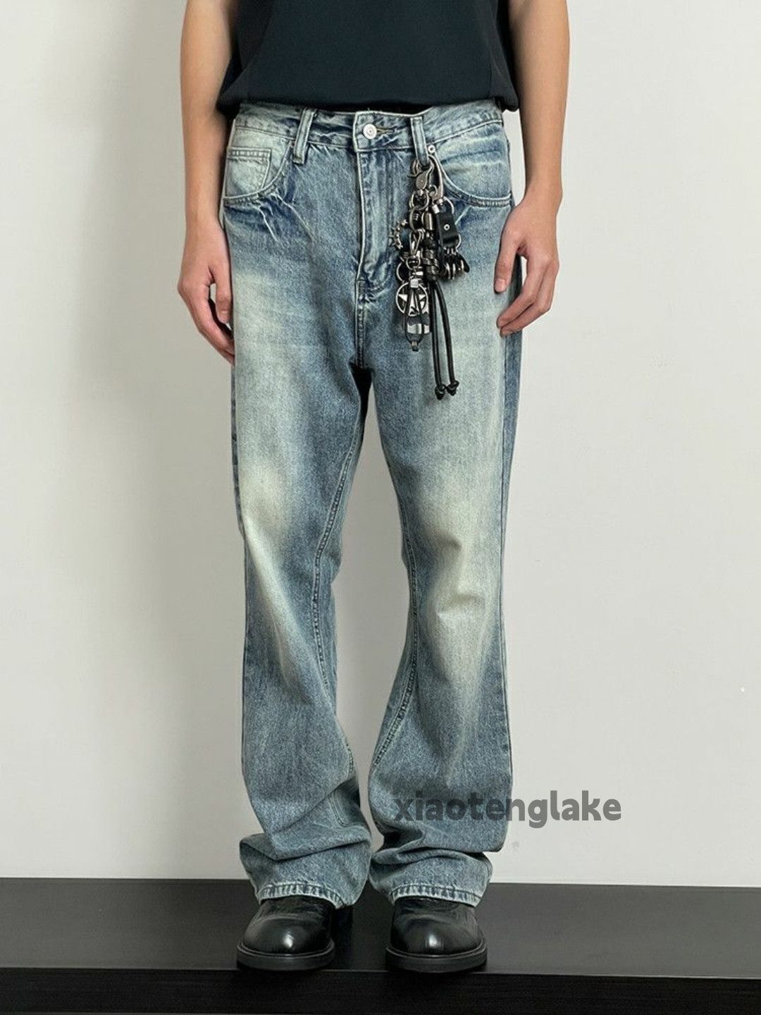 Jean × Vintage washed faded cleanfit yuppie utility bootcut jeans Size US 32 / EU 48 - 1 Thumbnail