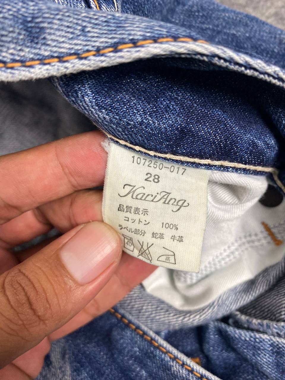 Japanese Brand vintage kari ang jeans bootcut flare denim Size 32" / US 10 / IT 46 - 11 Thumbnail