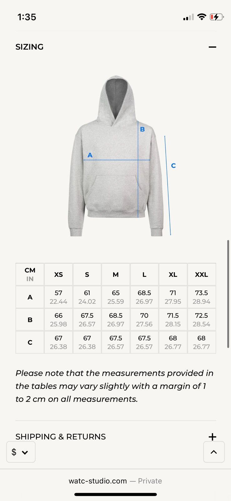 Other Watc Studio Grey Marl Oversized Hoodie Size US M / EU 48-50 / 2 - 4 Thumbnail