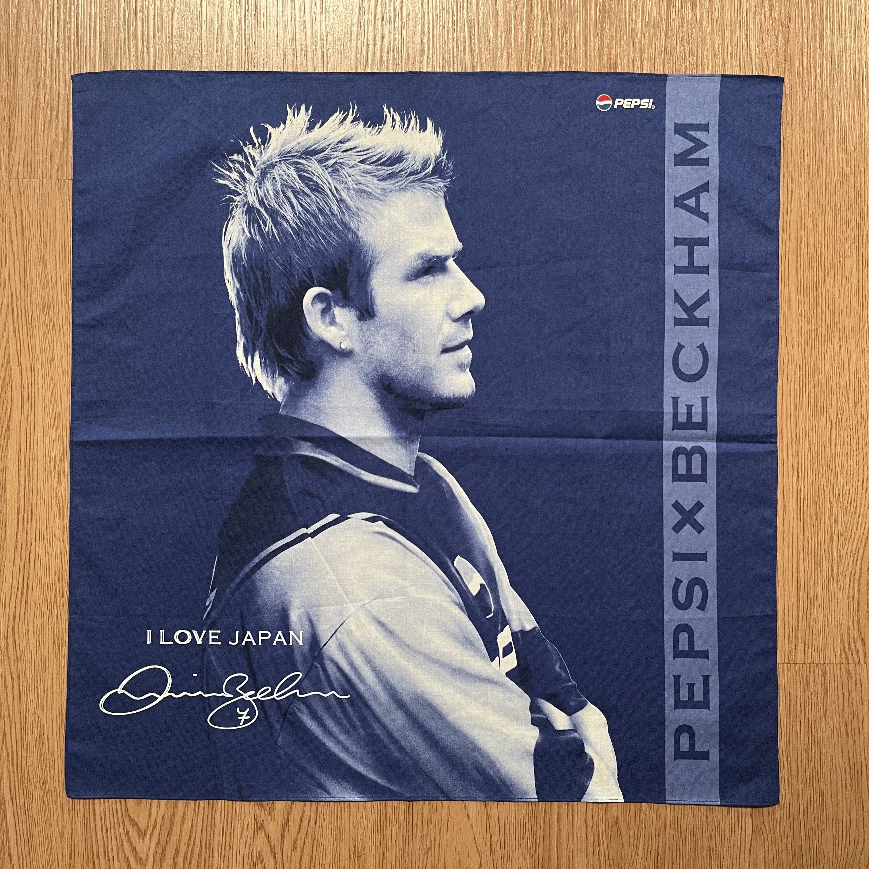 Pepsi Vintage Pepsi Beckham I LOVE JAPAN Handkerchief Size ONE SIZE - 1 Thumbnail
