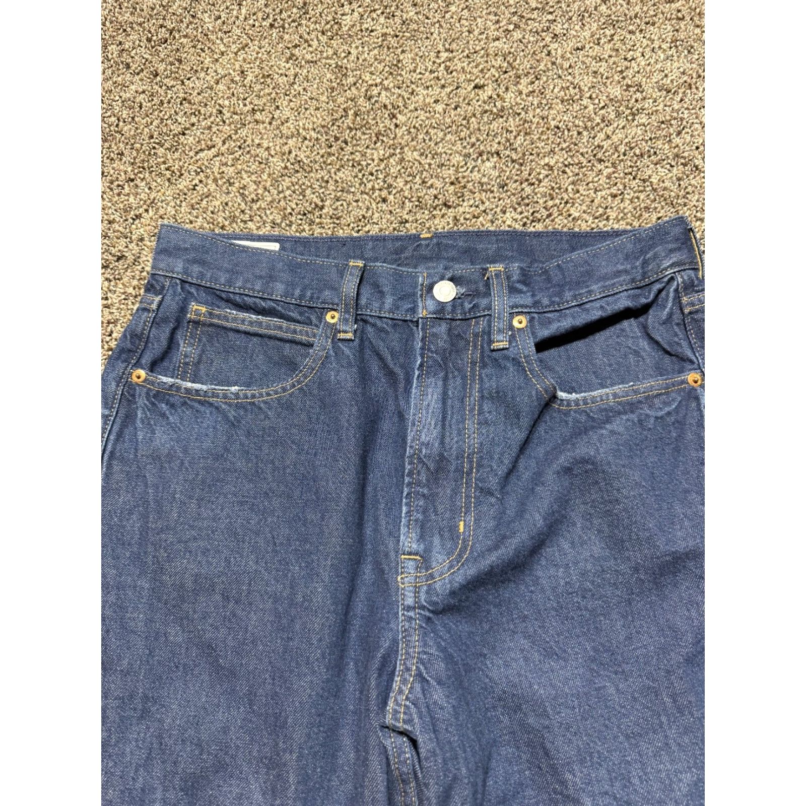 Gap VINTAGE Gap Barrel Women's Jeans Size 8 Tall Blue Denim 8/29 High Rise Mom 90s Womens Jeans Size 30" / US 8 / IT 44 - 2 Thumbnail