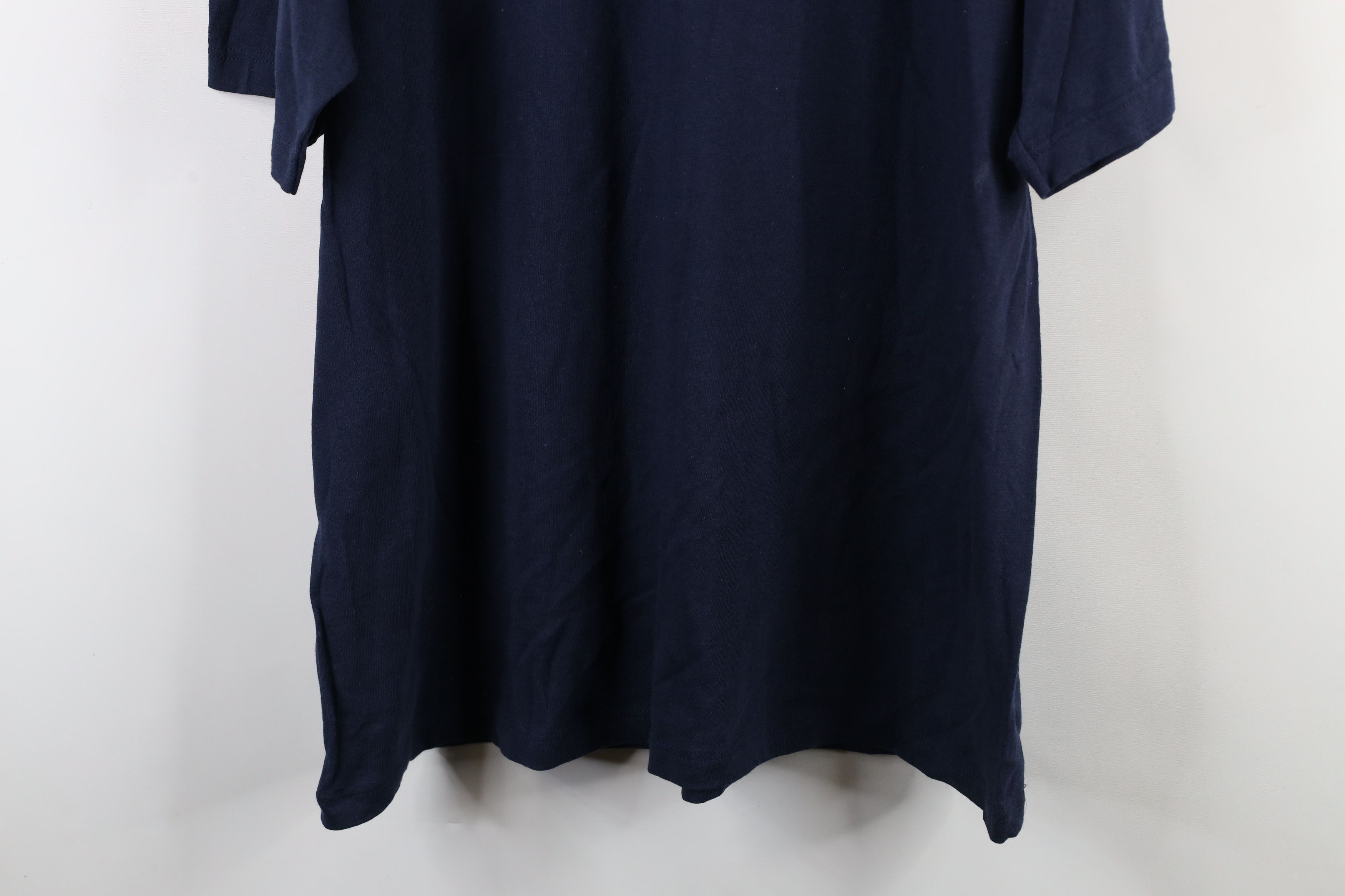 Ralph Lauren × Vintage Vintage 90s Chaps Ralph Lauren Short Sleeve T-Shirt Blue Size US XL / EU 56 / 4 - 3 Thumbnail