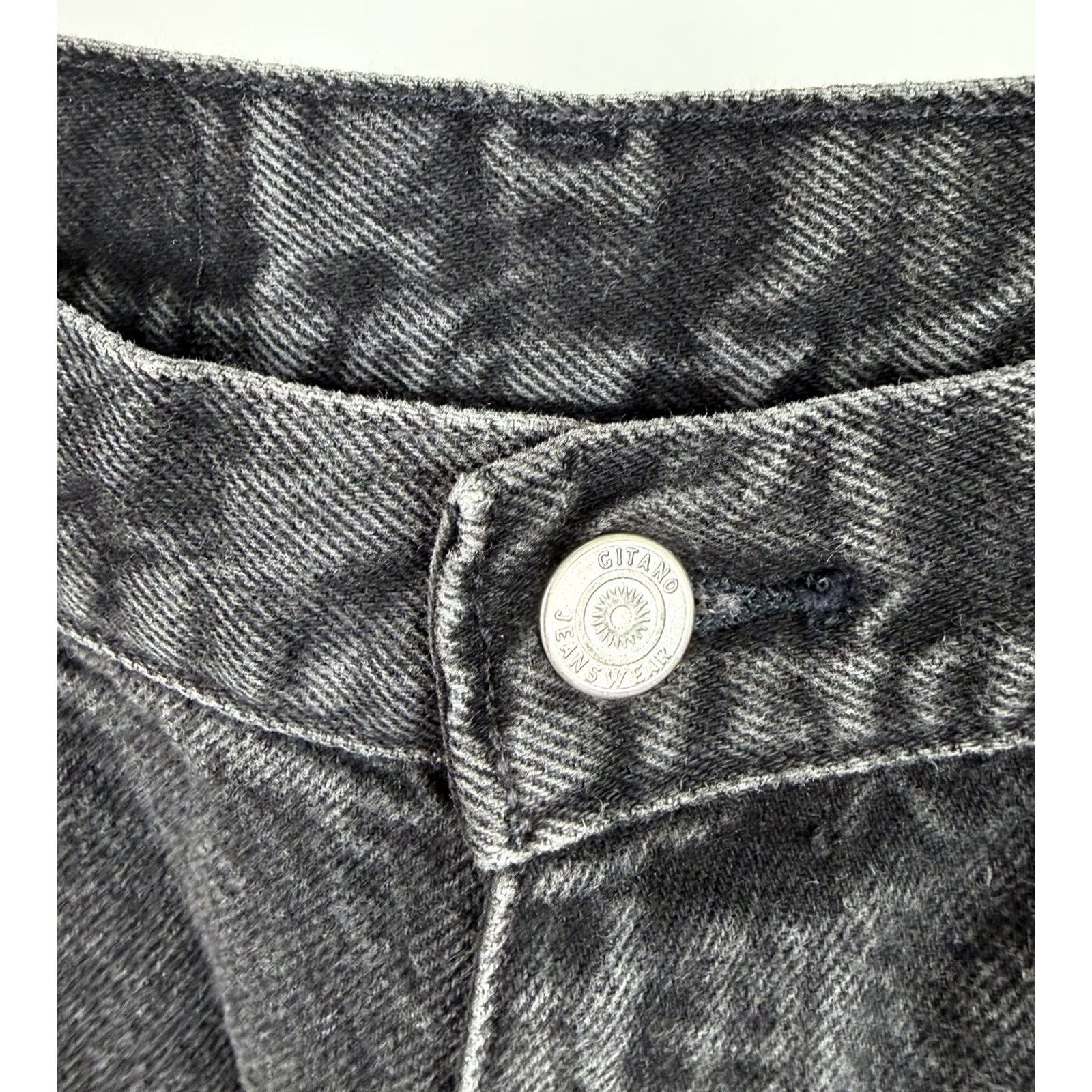 Vintage VINTAGE Gitano Jeans Womens 27x27 27 27x27 Relaxed High Rise Tapered Faded Black Denim 90s Womens Jeans Size 27" / US 4 / IT 40 - 5 Thumbnail