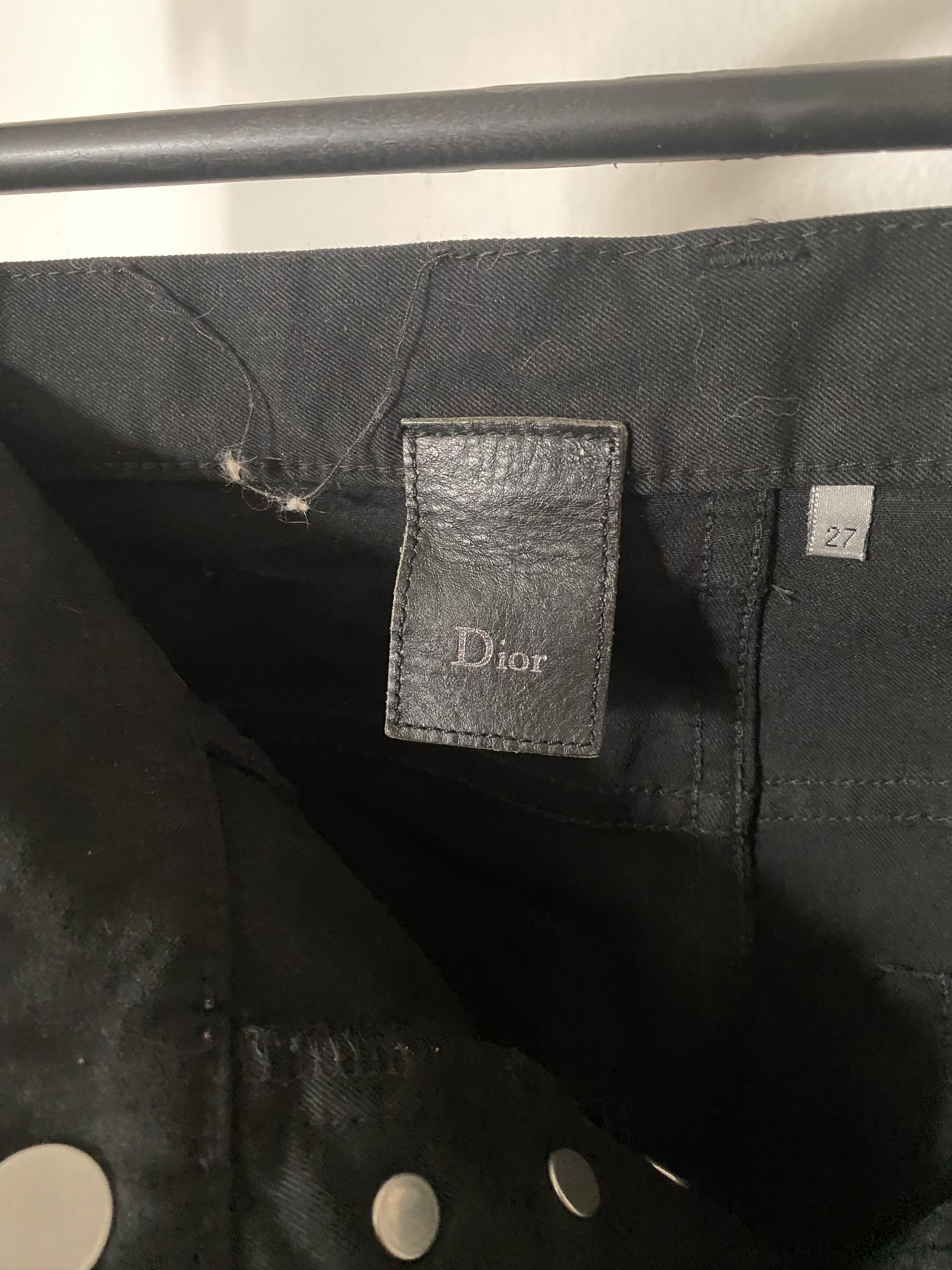 SS07 Elastic Skinny Low Waist Black Denim, view 3