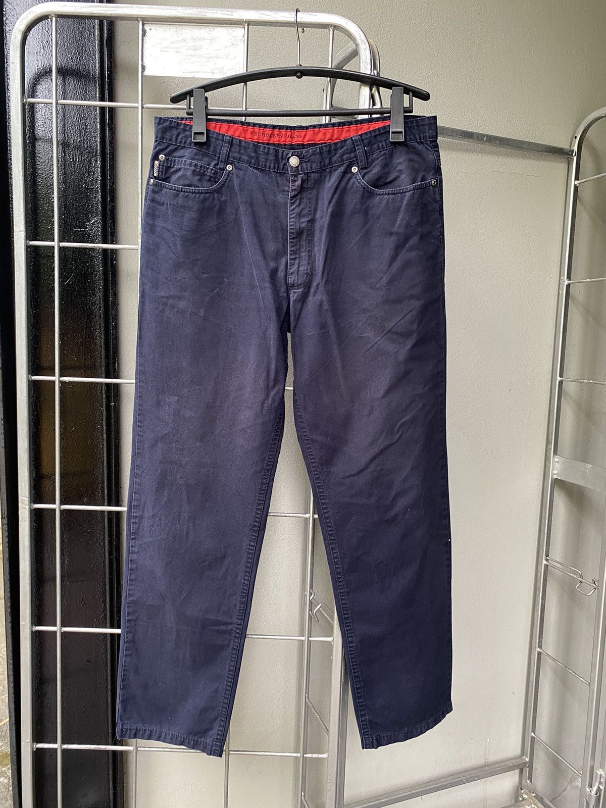 Burberry Burberry navy pants Size US 37 - 1 Thumbnail
