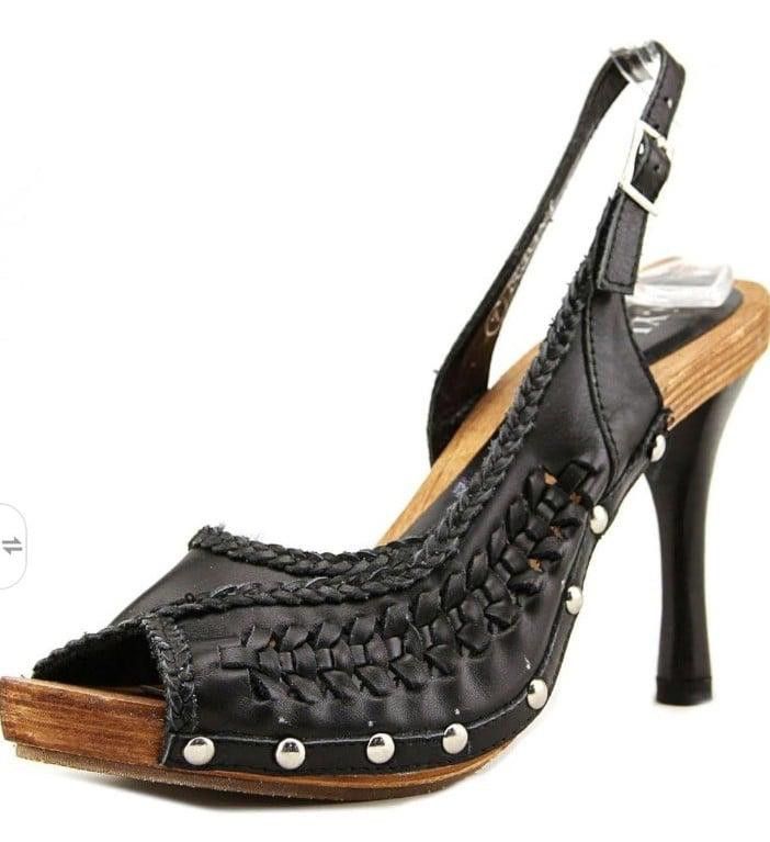 Designer N.Y.L.A. Jaden Leather Heel Size Size US 6.5 / IT 36.5 - 9 Thumbnail