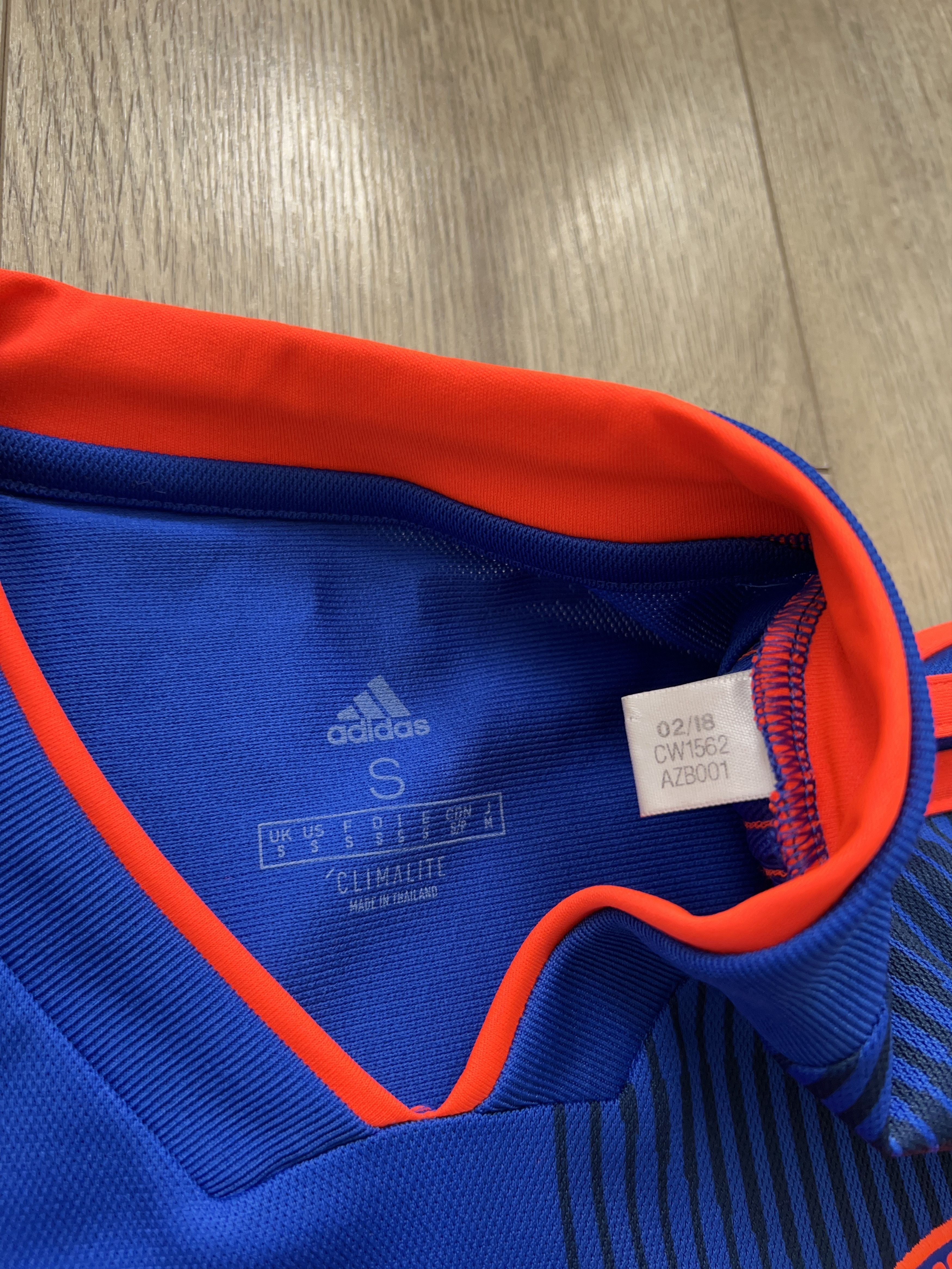 Adidas Mens Colombia 2018 2019 Away Football Soccer Shirt Jersey Size US S / EU 44-46 / 1 - 2 Thumbnail