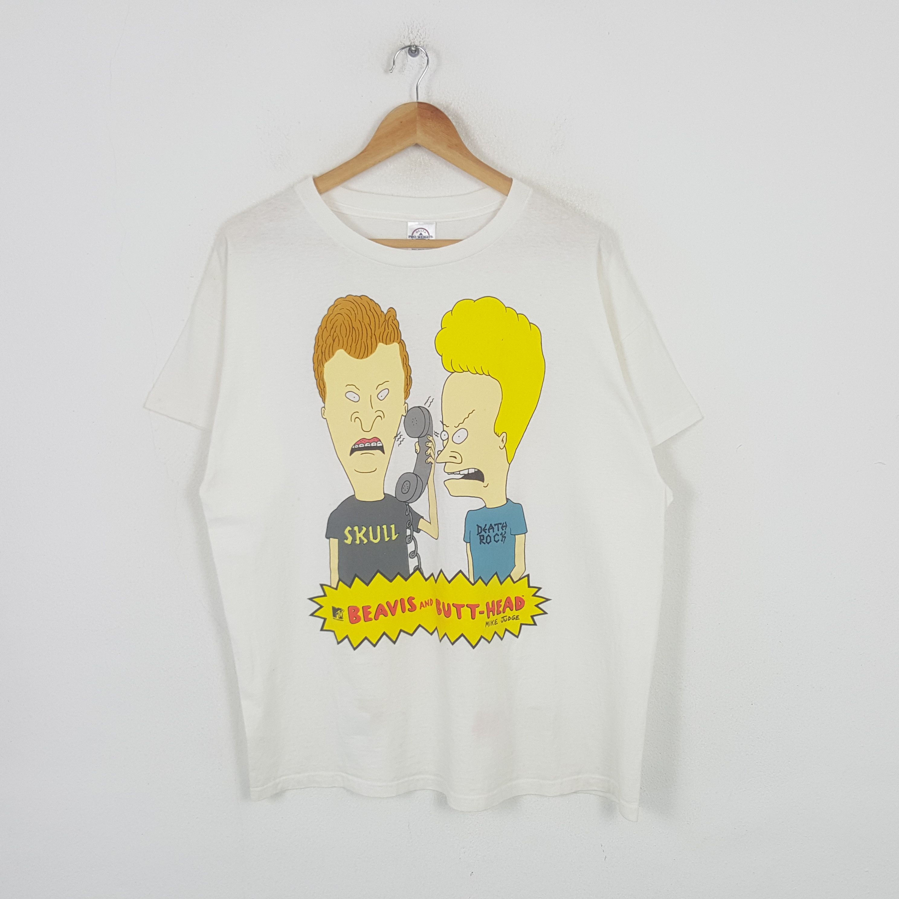 Delta Vintage Beavis And Butt-Head Cartoon Character Tshirt RR1 Size US XL / EU 56 / 4 - 1 Thumbnail
