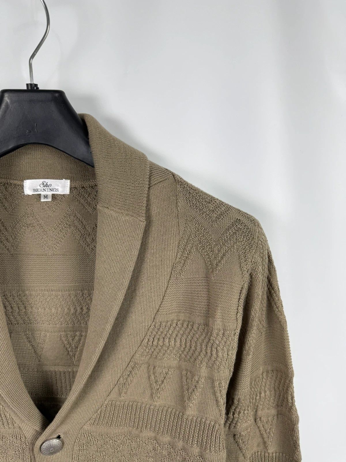 BERNINGS SHO Sho Bernings Khaki Embroidery Cardigan Japan size M Size US M / EU 48-50 / 2 - 2 Thumbnail