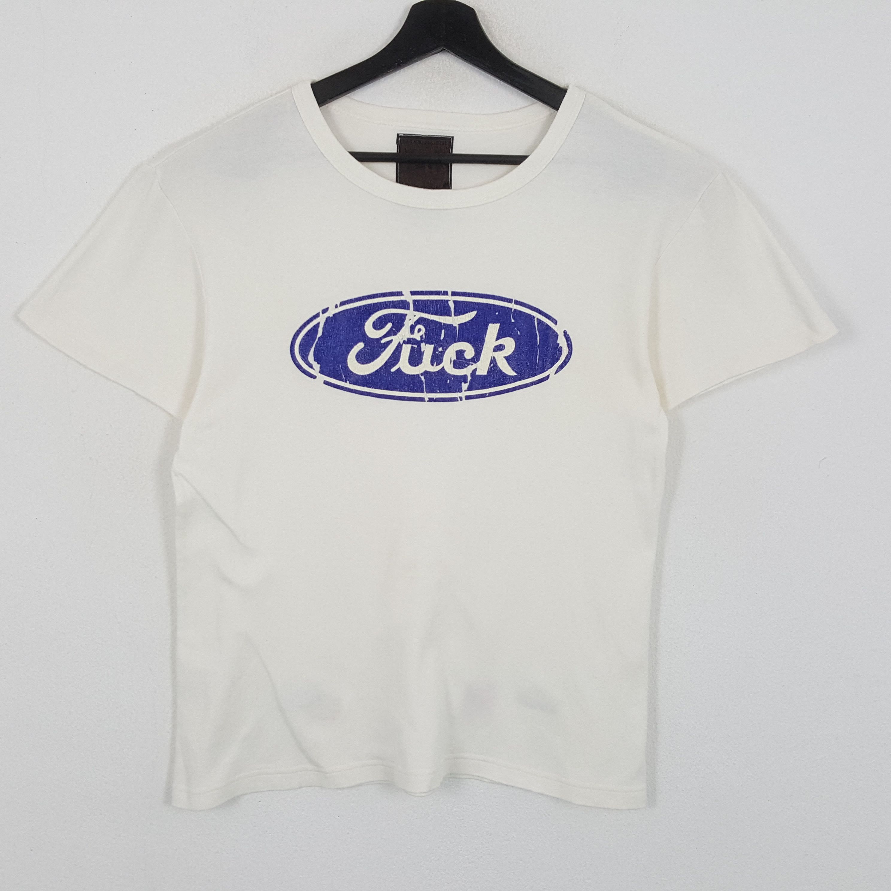 Fuck Art, Make Tees × Japanese Brand × Vintage FUCK Ford Parody Style Streetwear Tshirt Size US M / EU 48-50 / 2 - 1 Thumbnail