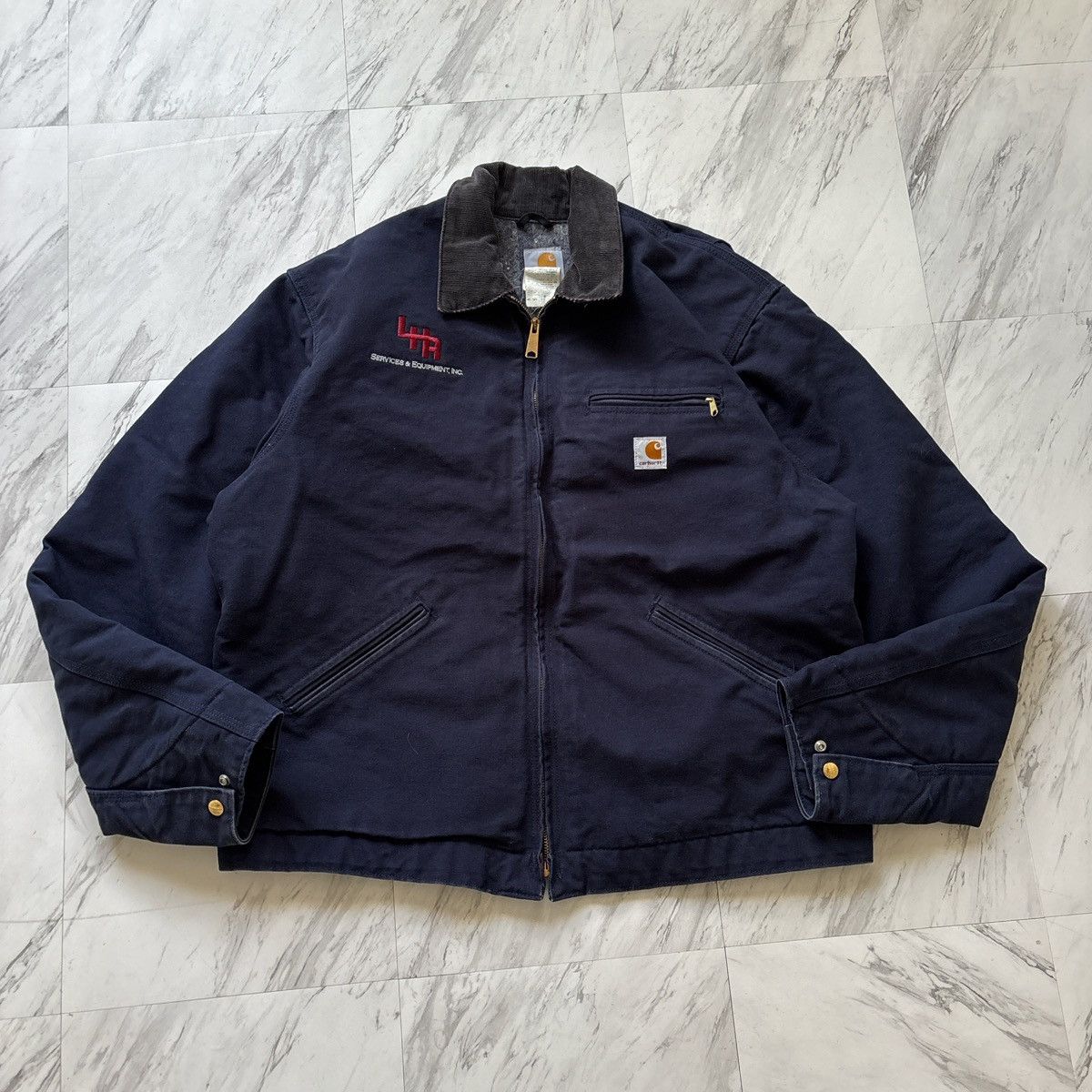 Carhartt Navy Detroit Jacket | Grailed