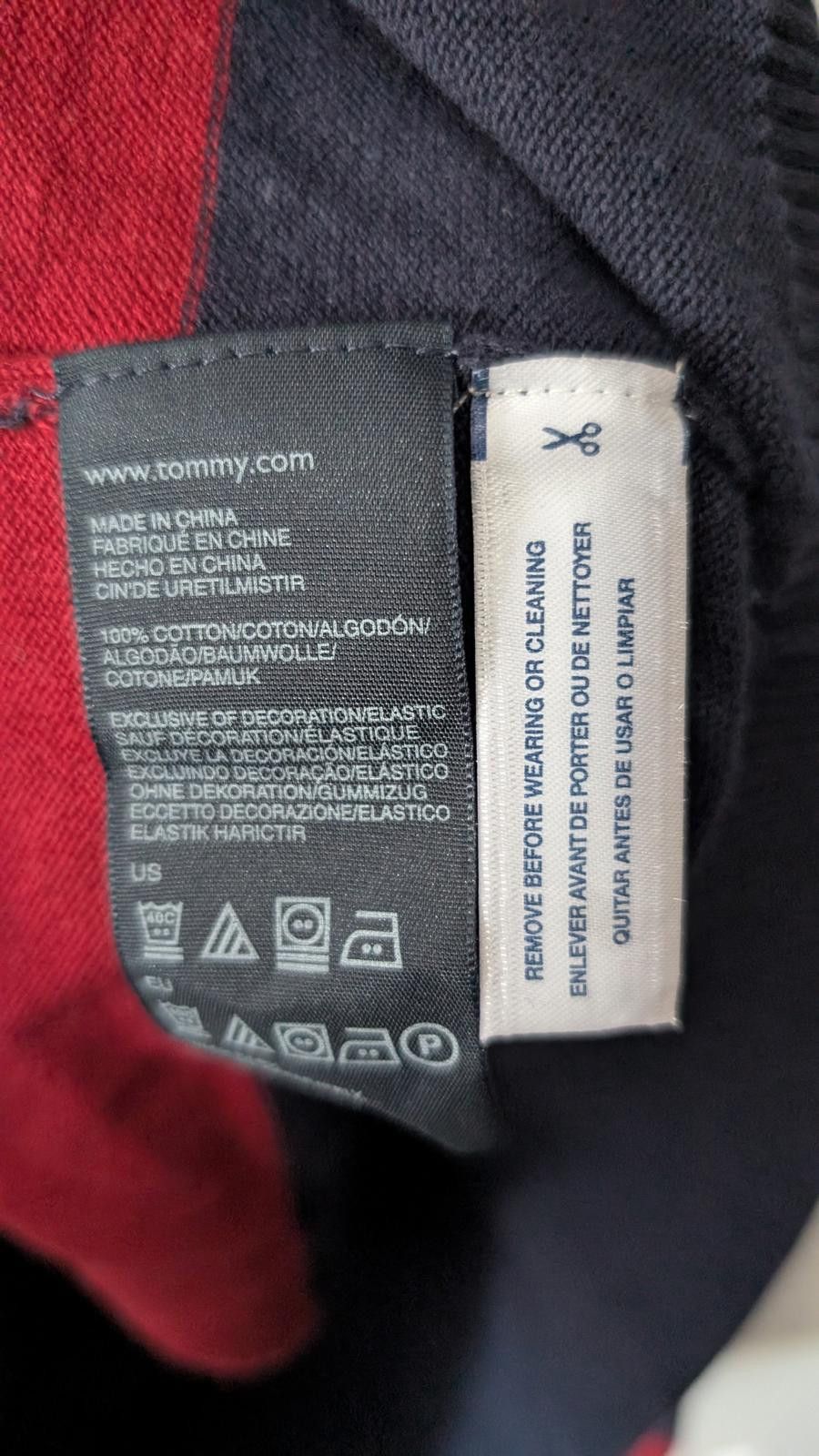 Tommy Hilfiger Tommy Hilfiger Men’s V-Neck Sweater Navy Stripe Size XXL Size US XXL / EU 58 / 5 - 4 Thumbnail