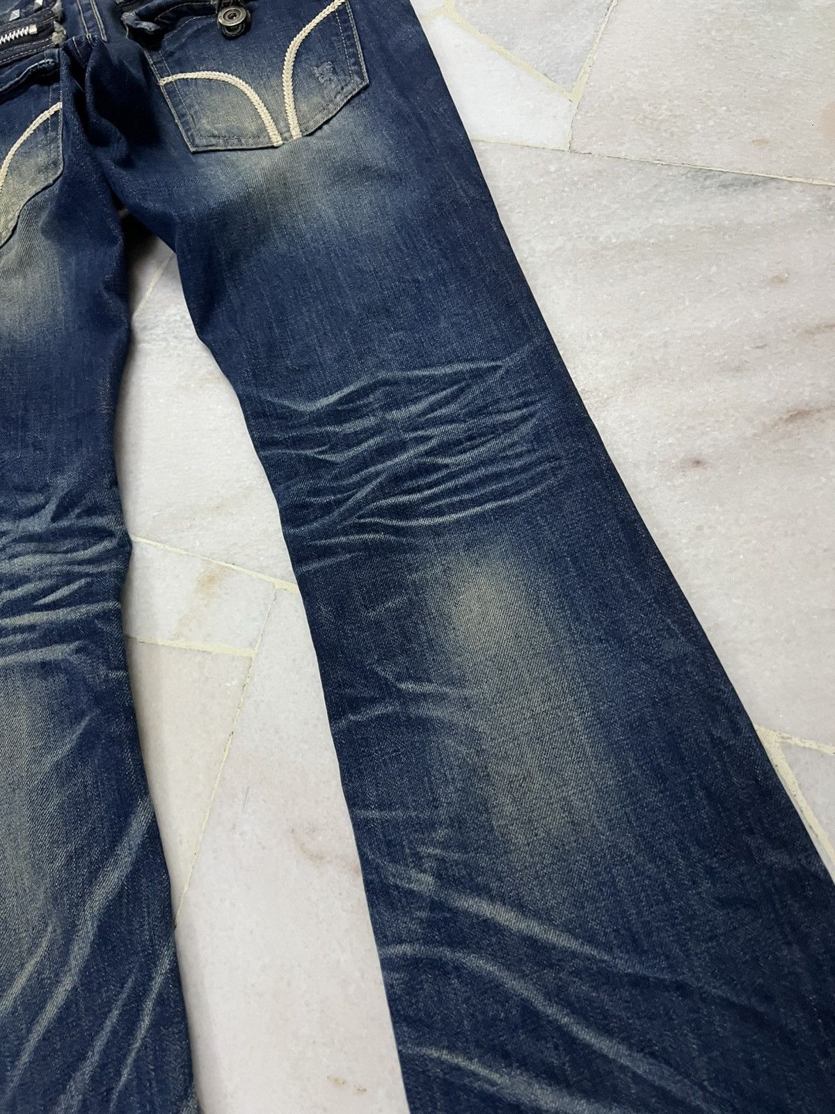 Japanese Brand Lolita By Concert Club Flared Denim Size US 31 - 16 Thumbnail