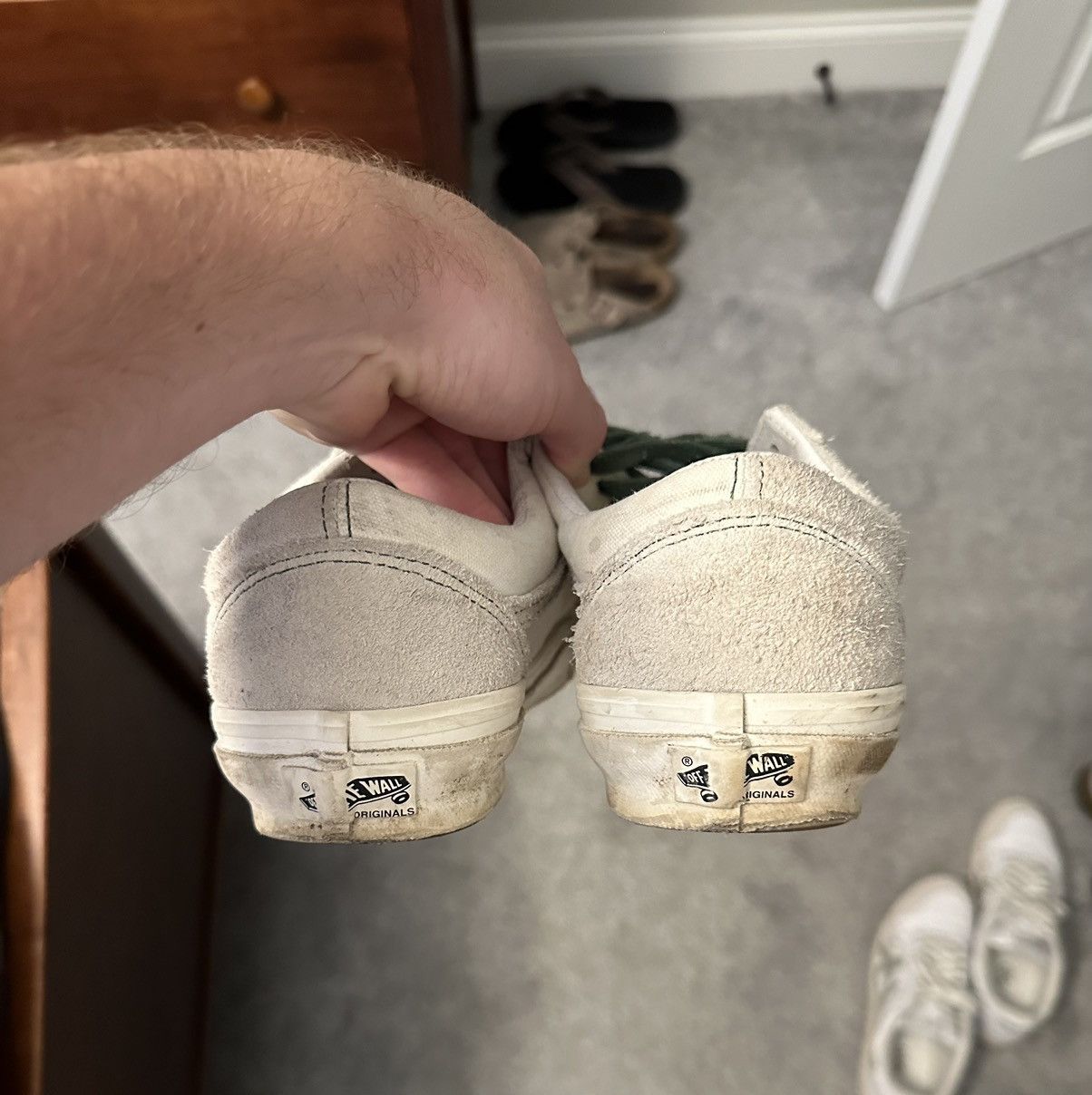 Notre × Vans Notre Vans Old Skool Off-White Handshake Size US 9.5 / EU 42-43 - 4 Thumbnail