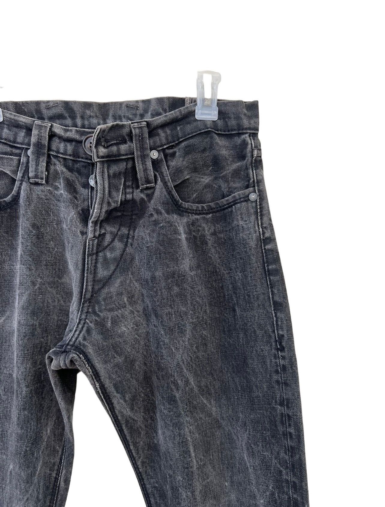 MATiAS MATIAS Los Angeles Fade Black Waxed Denim Selvedge Jeans Size US 32 / EU 48 - 11 Thumbnail