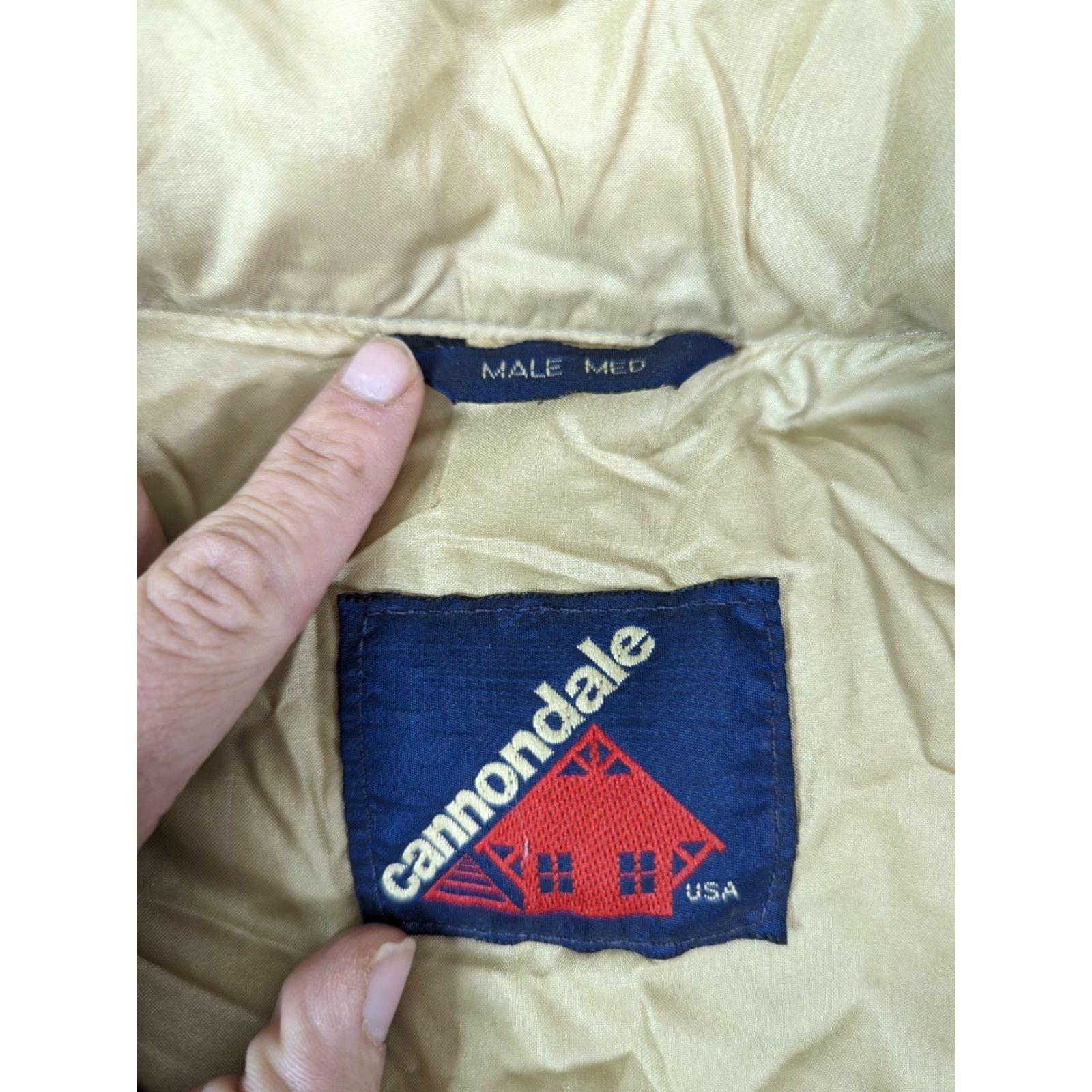 Vintage VINTAGE Cannondale Puffer Vest Beige Jacket Coat Full Button Snap 70s 80s M Mens Size US M / EU 48-50 / 2 - 4 Thumbnail