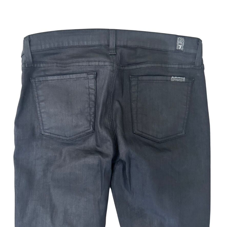 7 For All Mankind 7 For All Mankind Two Tone Suede w Zippers Skinny Jeans Size 30" / US 8 / IT 44 - 6 Thumbnail
