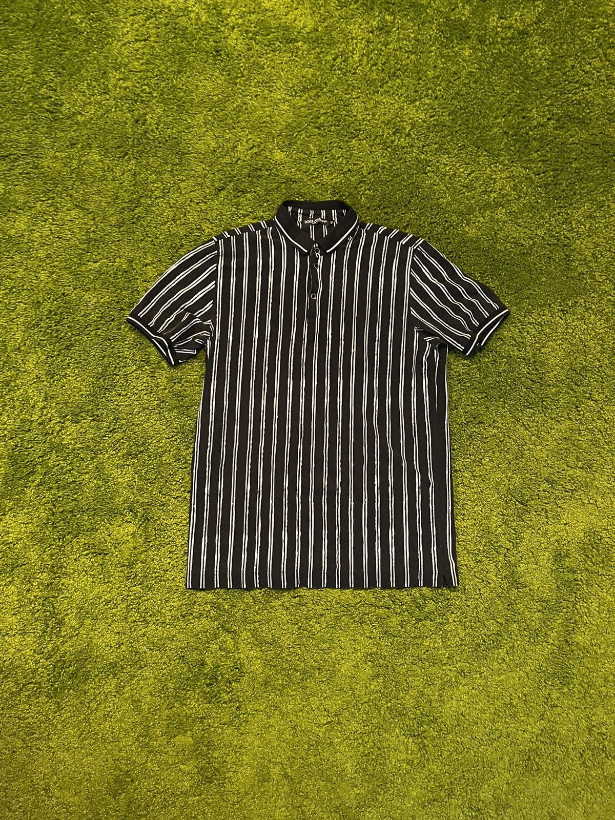 Designer × Dolce & Gabbana Dolce & Gabbana D&G striped polo t-shirt Size US L / EU 52-54 / 3 - 1 Thumbnail