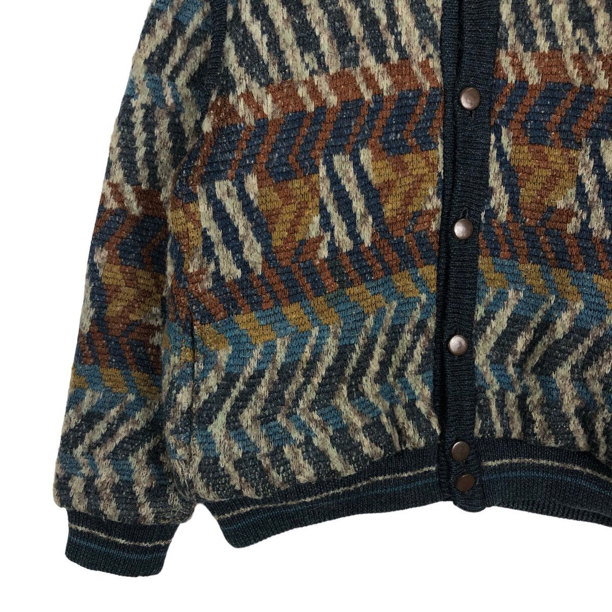 Japanese Brand 🔥Vintage Bomber Cardigan Jacket Japan Coogi Design Size US L / EU 52-54 / 3 - 4 Thumbnail