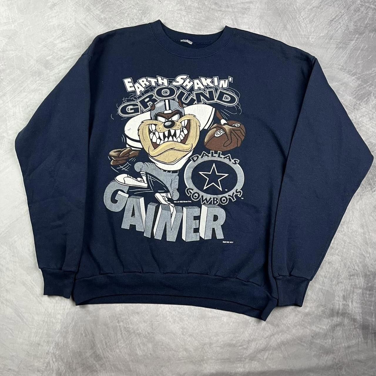 Designer Vintage Tasmanian Devil x Dallas cowboys crew Size US XL / EU 56 / 4 - 1 Thumbnail