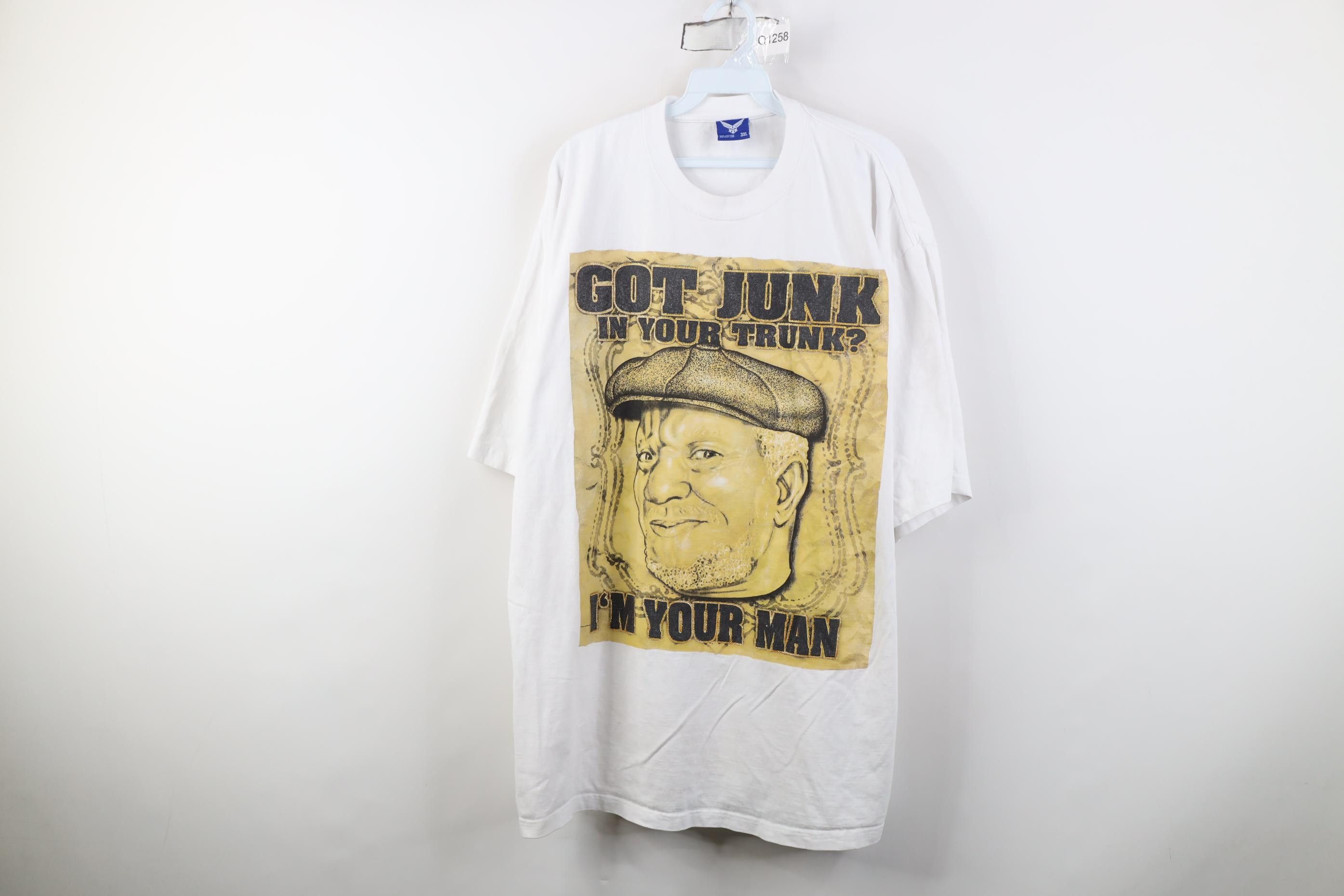 Vintage Vintage 90s Y2K Sanford and Son Fred Junk Man T-Shirt Size US XXL / EU 58 / 5 - 1 Thumbnail