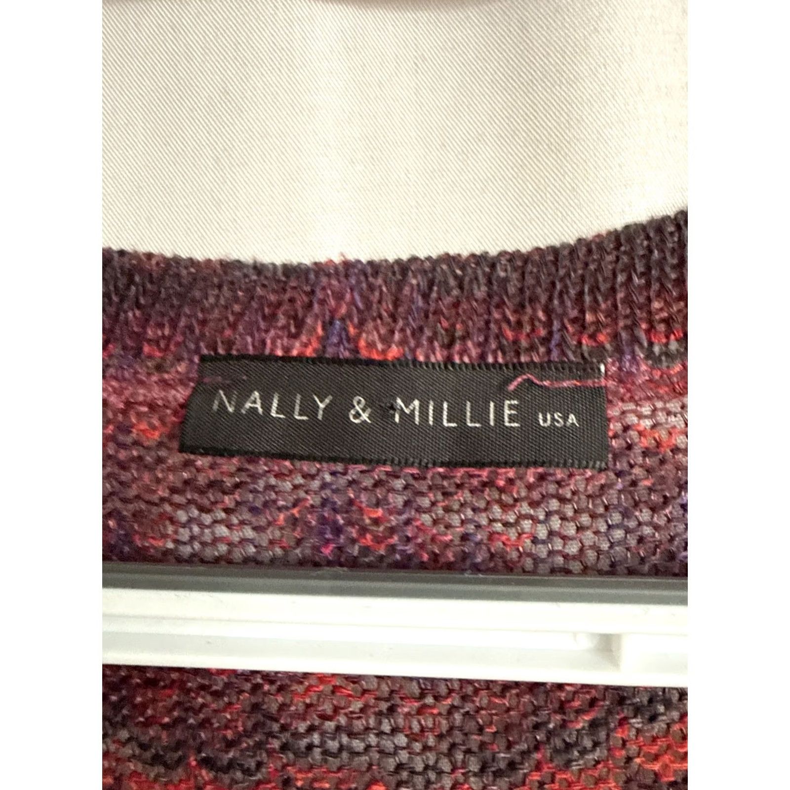 Vintage Nally And Millie Paisley Sweater Womens L USA Artsy Short Sleeve Size L / US 10 / IT 46 - 2 Thumbnail