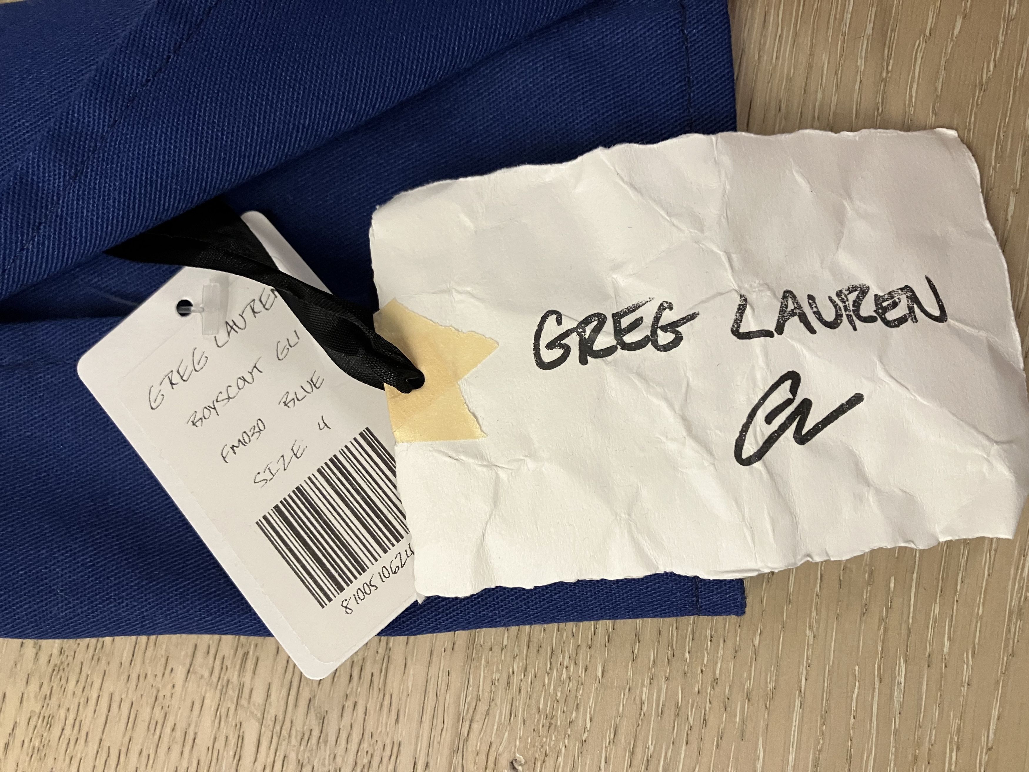 Greg Lauren $2817 NWT Greg Lauren Blue Boyscout GL1 Jacket Size US XL / EU 56 / 4 - 9 Thumbnail