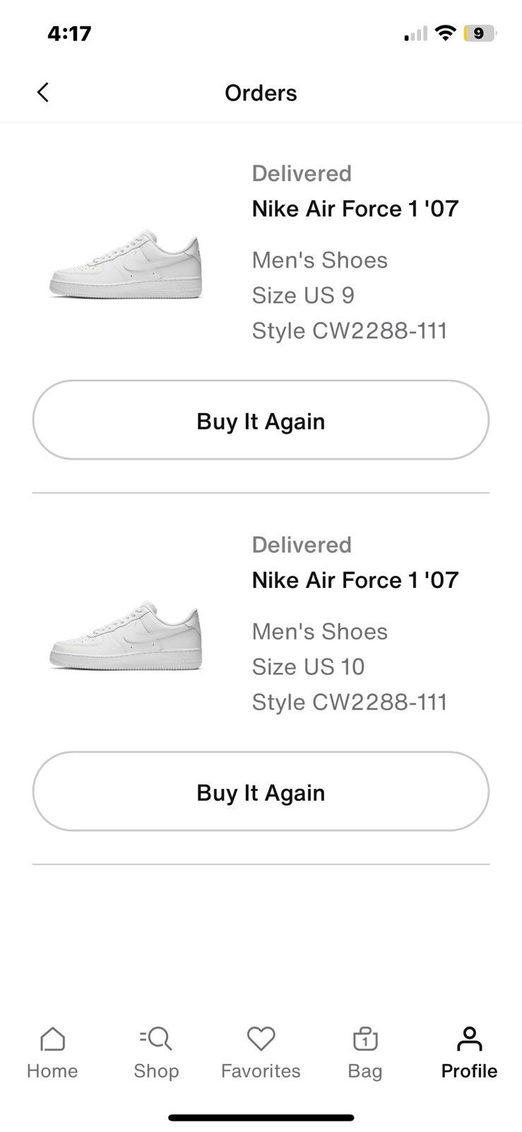 Nike Nike Airforce 1 Size US 9 / EU 42 - 10 Thumbnail