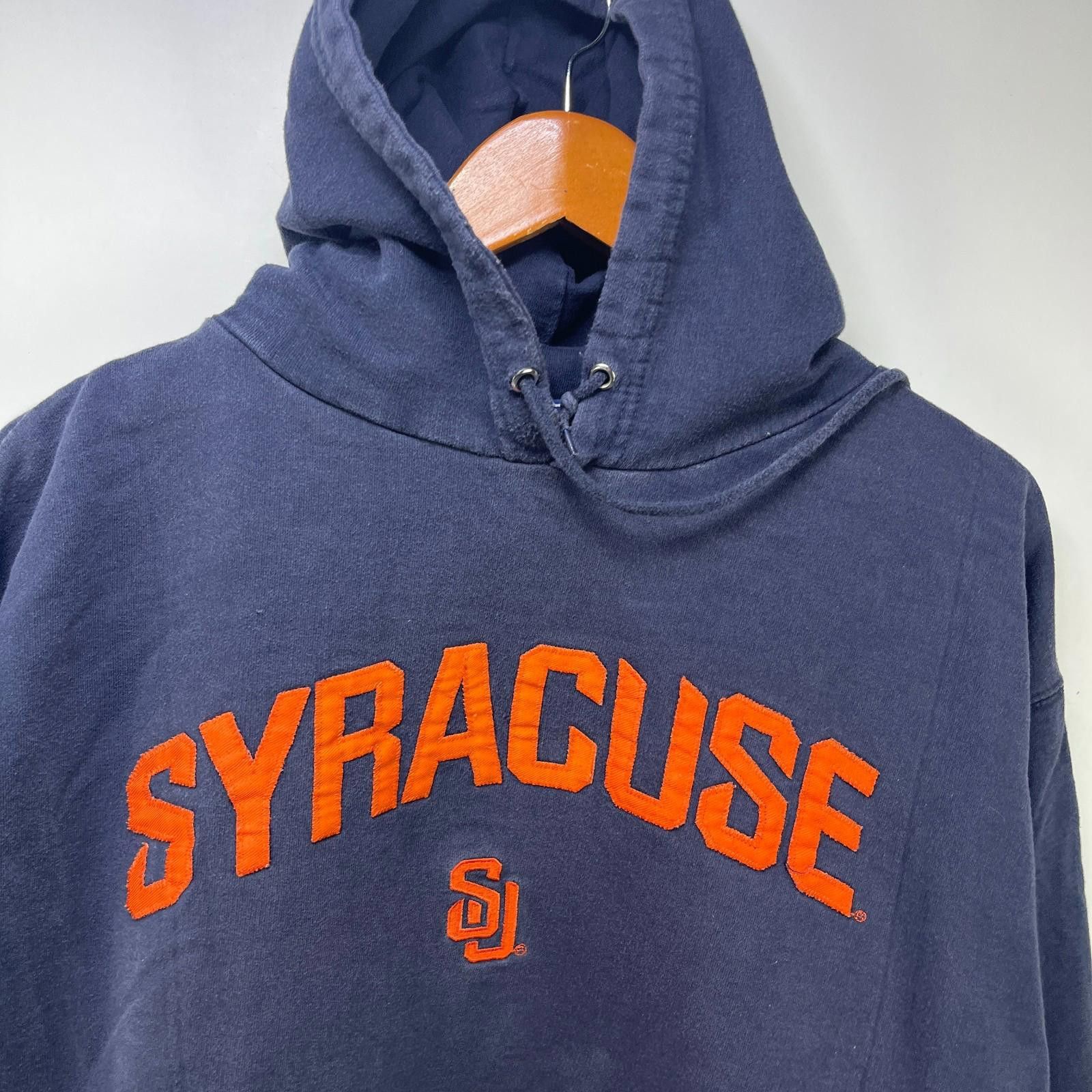 Other Vintage 90s Syracuse Orangemen Faded Hoodie Large XL Size ONE SIZE - 2 Thumbnail