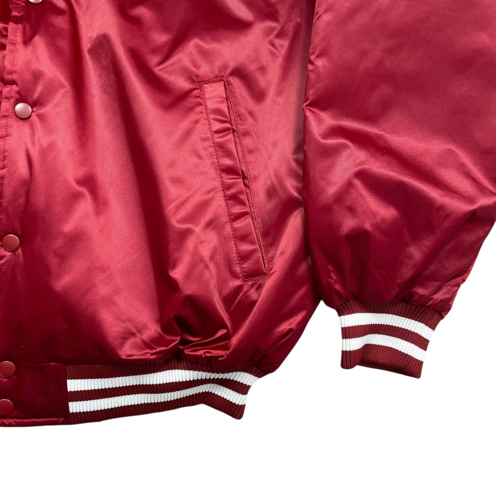 NCAA VTG 00s STANFORD CARDINAL NIKE TEAM SATIN BOMBER JACKET XL Size US XL / EU 56 / 4 - 5 Thumbnail