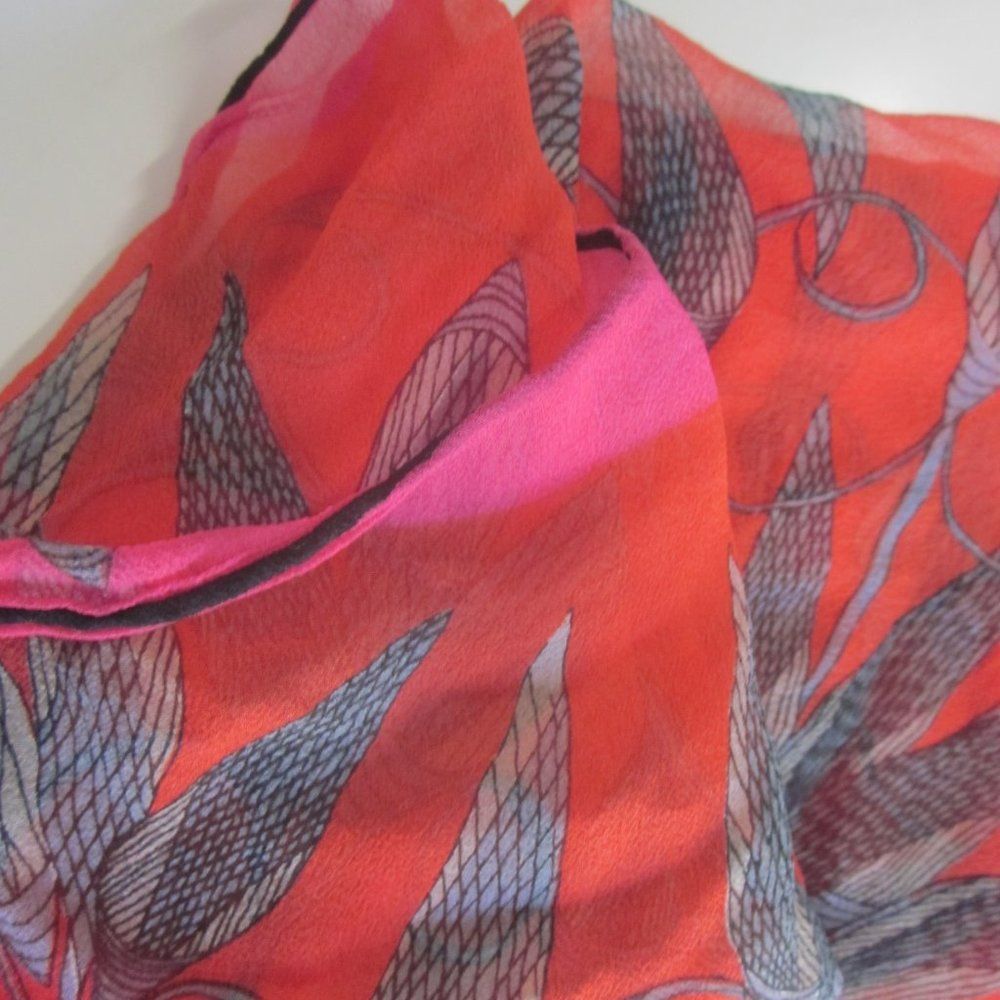Vintage Vintage Vera Neumann Silk Scarf Square Size ONE SIZE - 9 Thumbnail